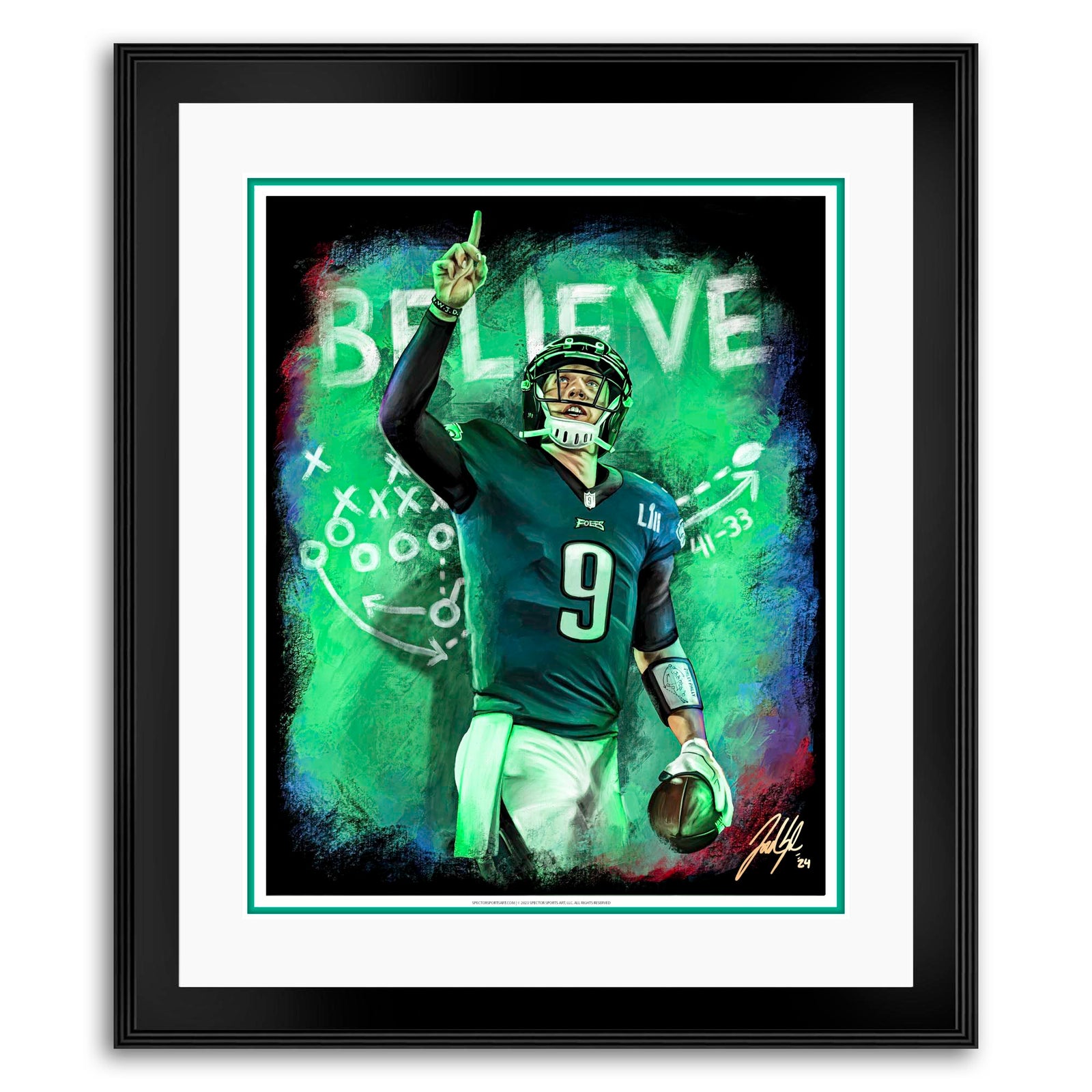 "Nick Foles 'DESTINY'" Art Piece