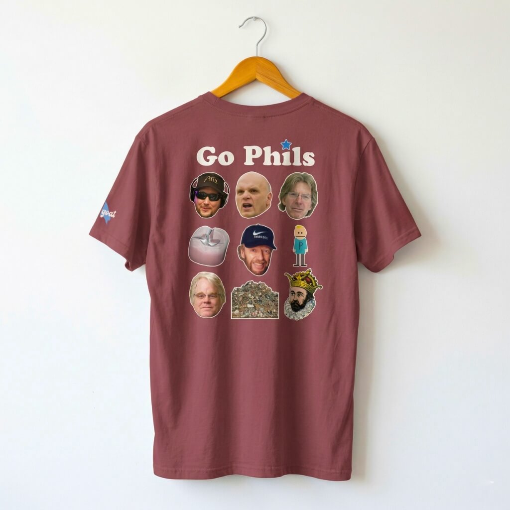 "GO PHILS & Phillips" Comfort Colors Tee