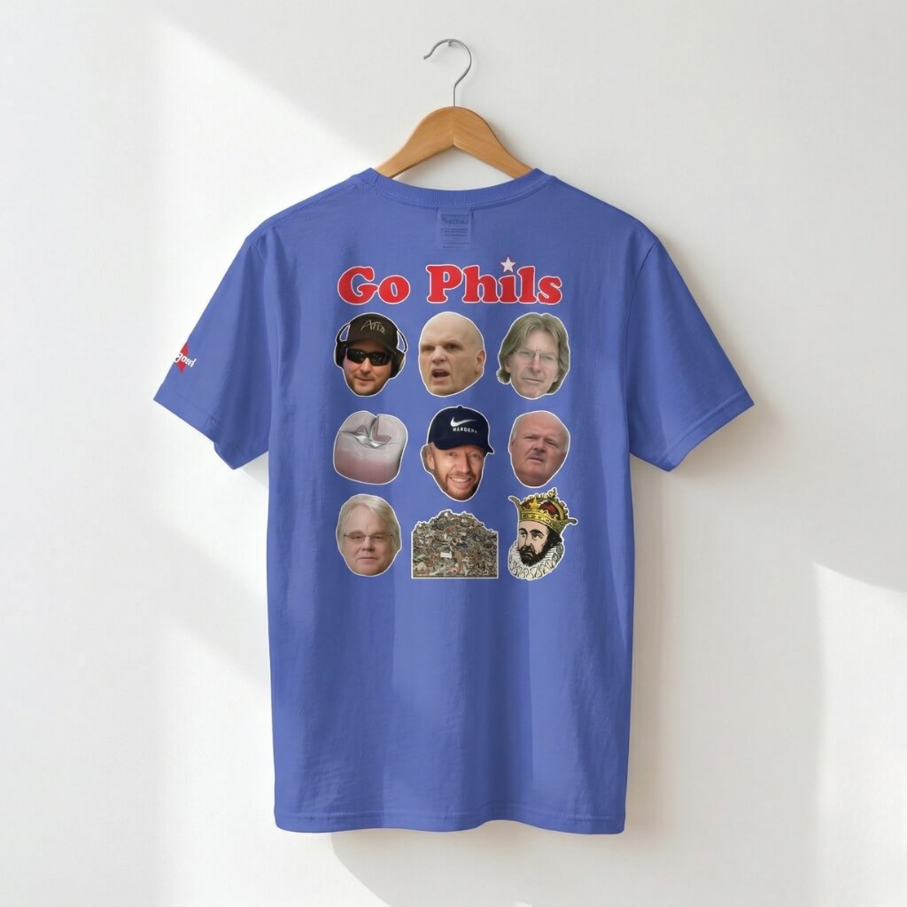 "GO PHILS & Phillips" Comfort Colors Tee