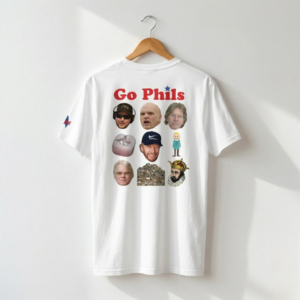 "GO PHILS & Phillips" Comfort Colors Tee
