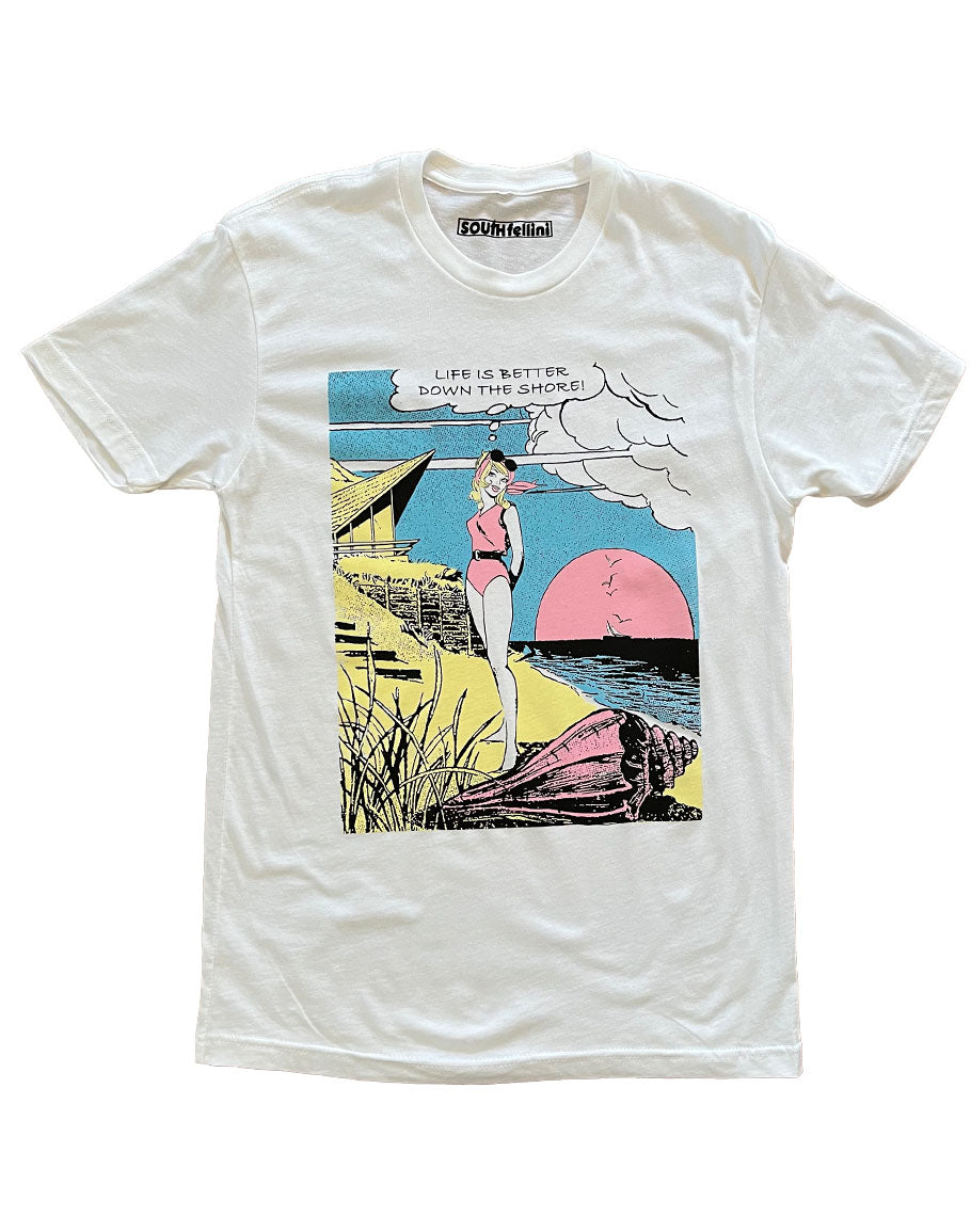 "Vintage Down The Shore" Tee