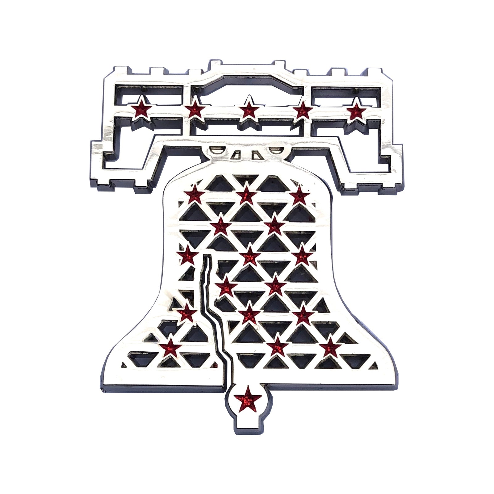 Home Run Liberty Bell Pin