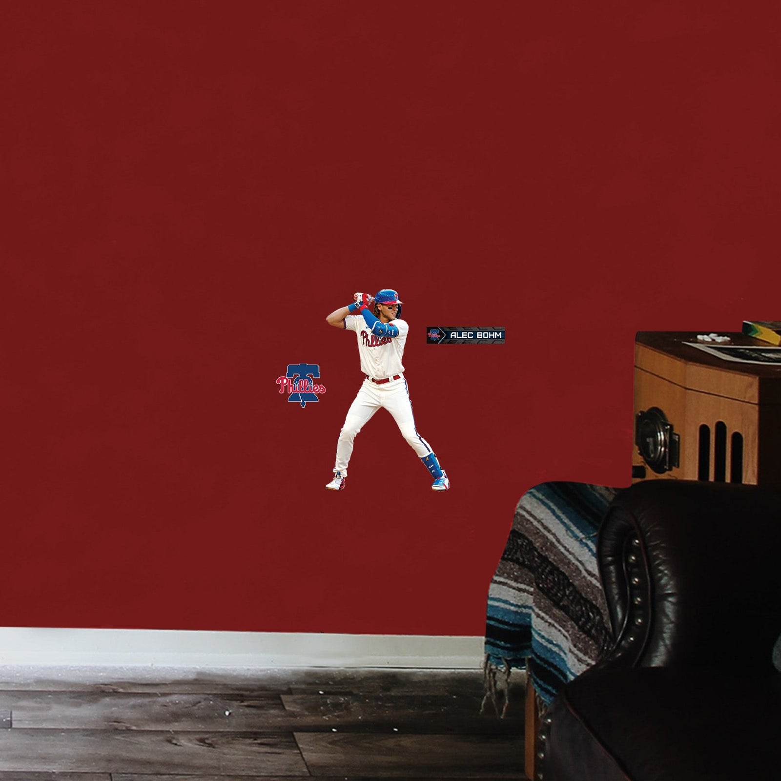 Alec Bohm - RealBig Collection - Official MLB - Philadelphia Phillies - Reusable Vinyl Wall Decals