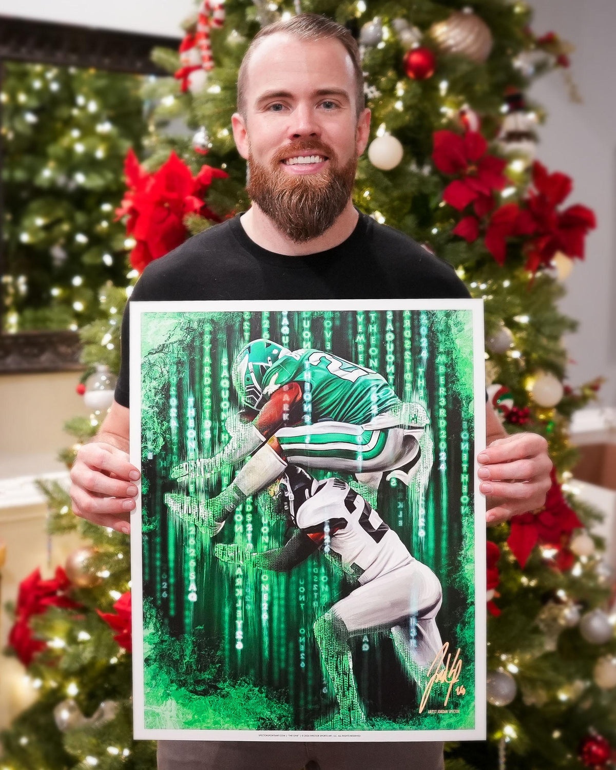 "Saquon Barkley 'THE ONE'" Art Piece