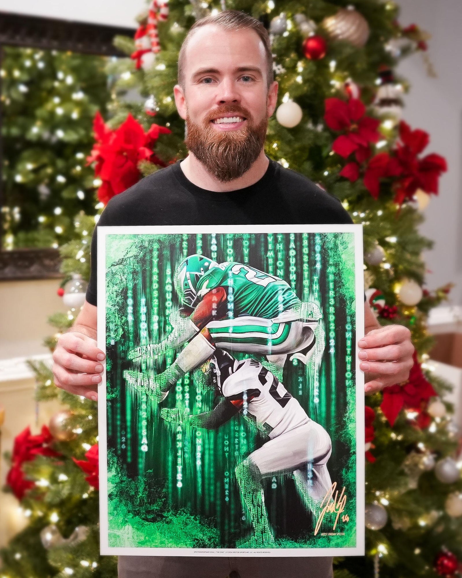 "Saquon Barkley 'THE ONE'" Art Piece