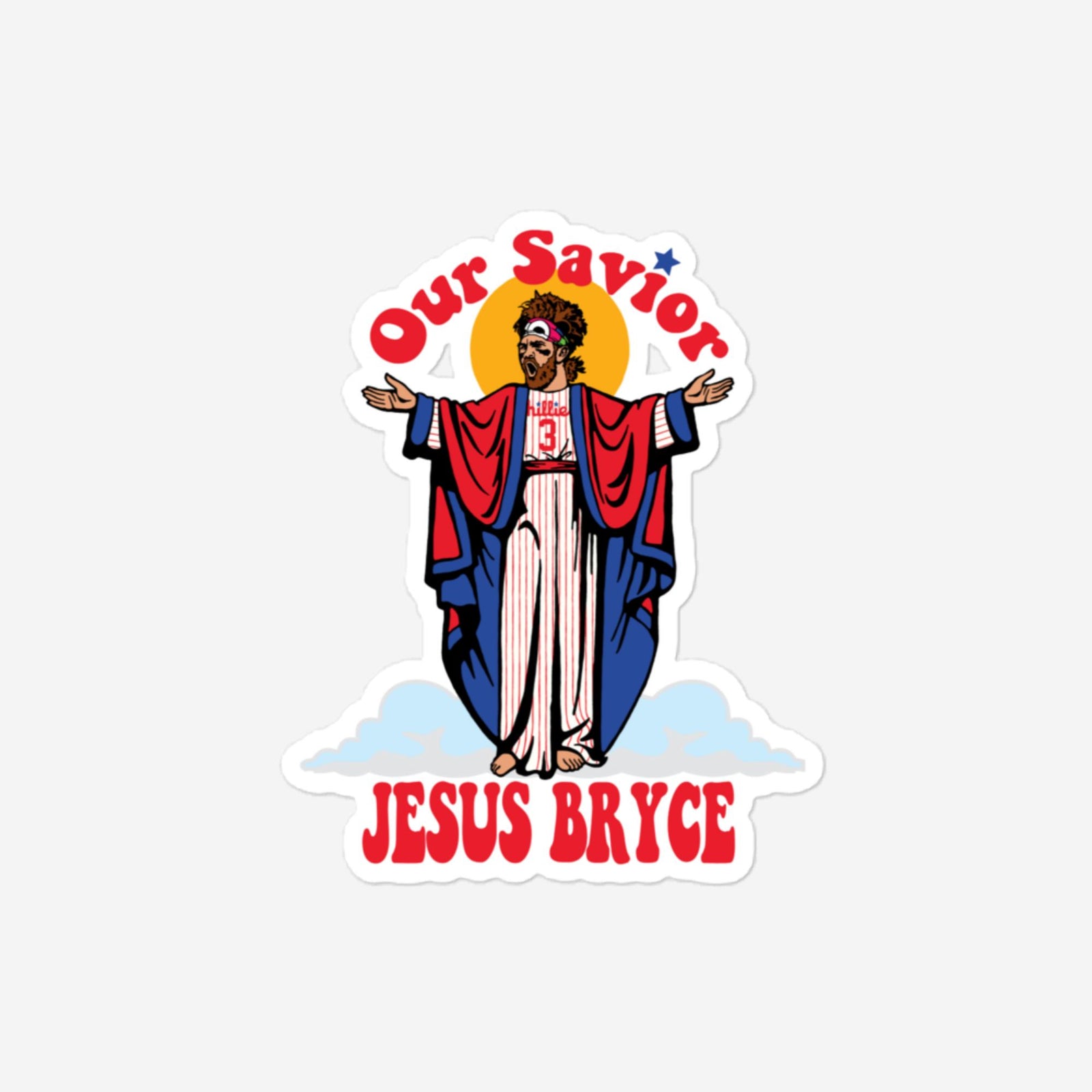 "Our Savior Jesus Bryce" Sticker
