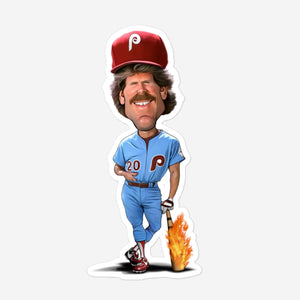 Mike Schmidt Philadelphia Phillies by Iconic Sports Gallery