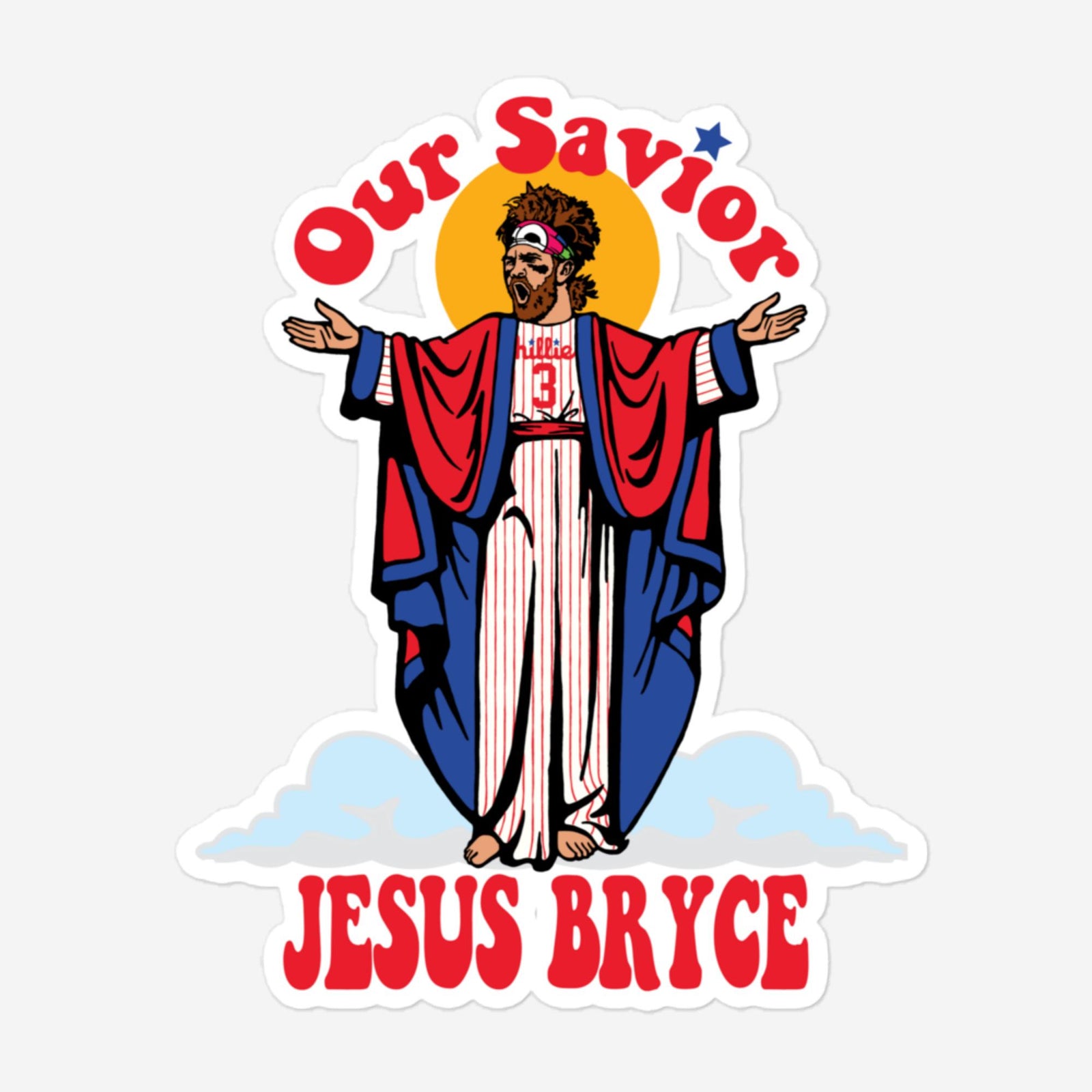 "Our Savior Jesus Bryce" Sticker