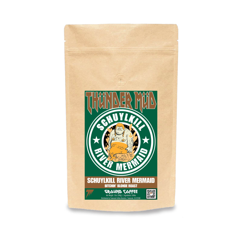 &quot;Schuylkill River Mermaid&quot; Coffee | Bitchin&#39; Blonde Roast | THüNDER MüD™ Collab