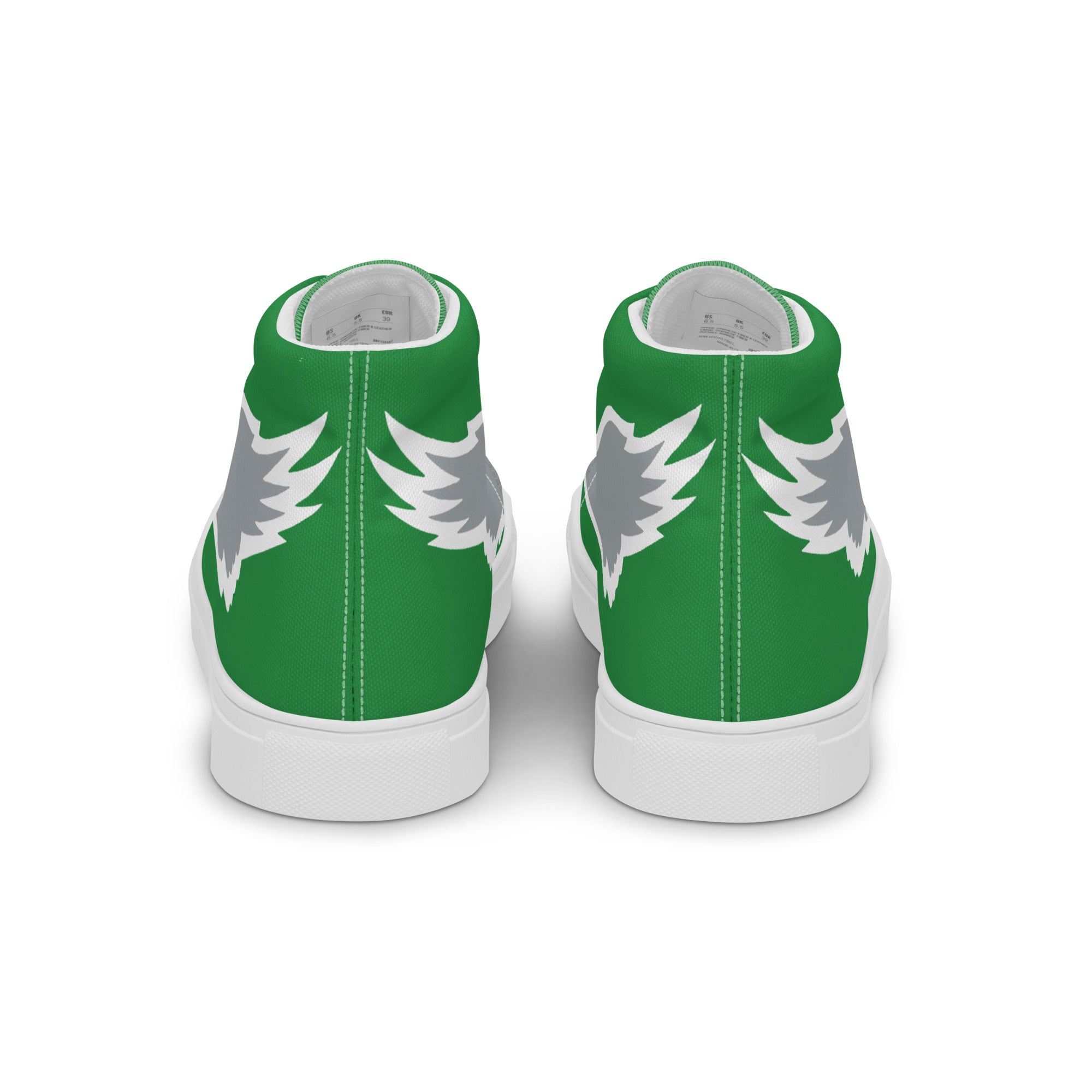 adidas gazelle silver green womens Bird Wings High Top Canvas Shoes | Philadelphia Football