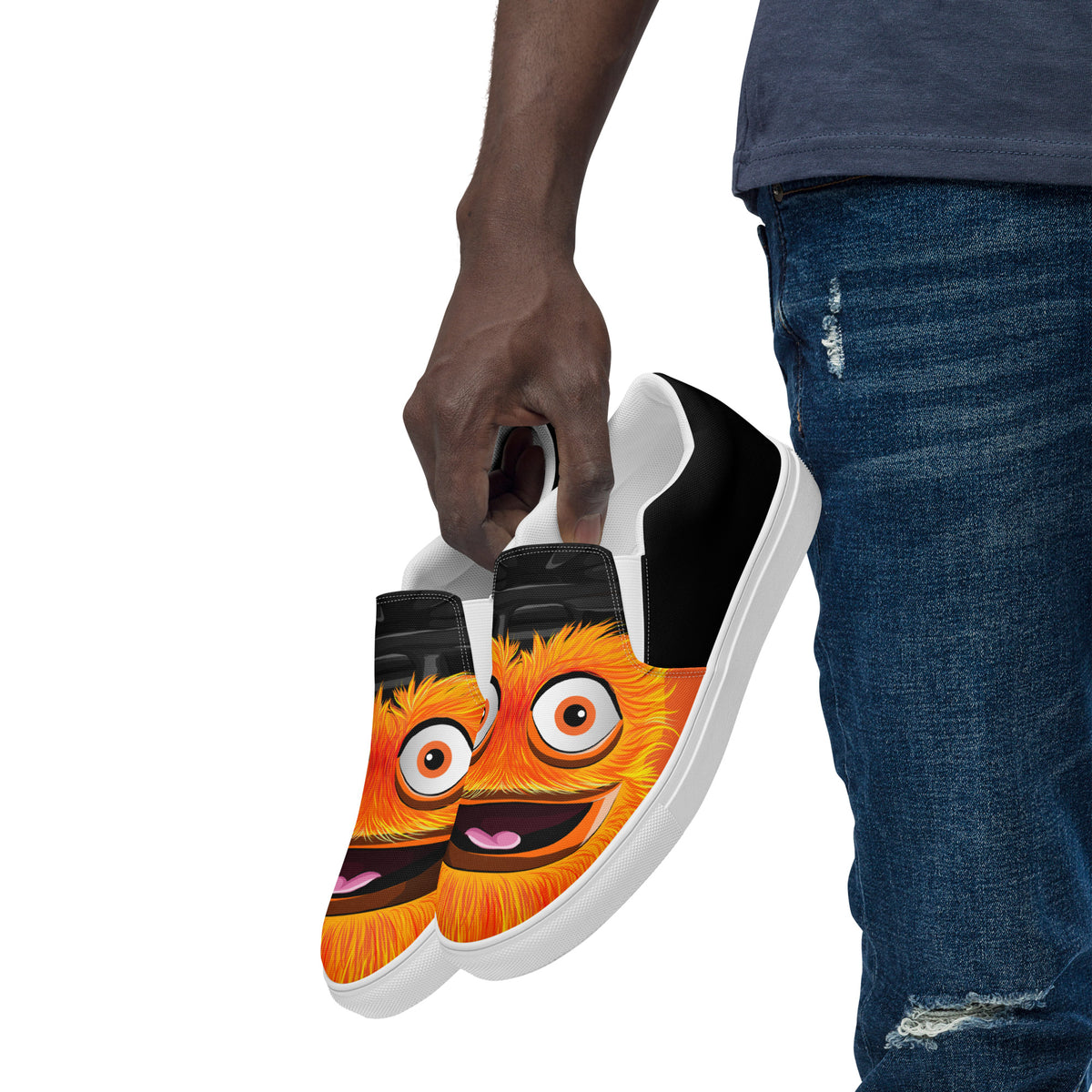 The "Ice Monsters" Men's Slip-on Canvas Shoes