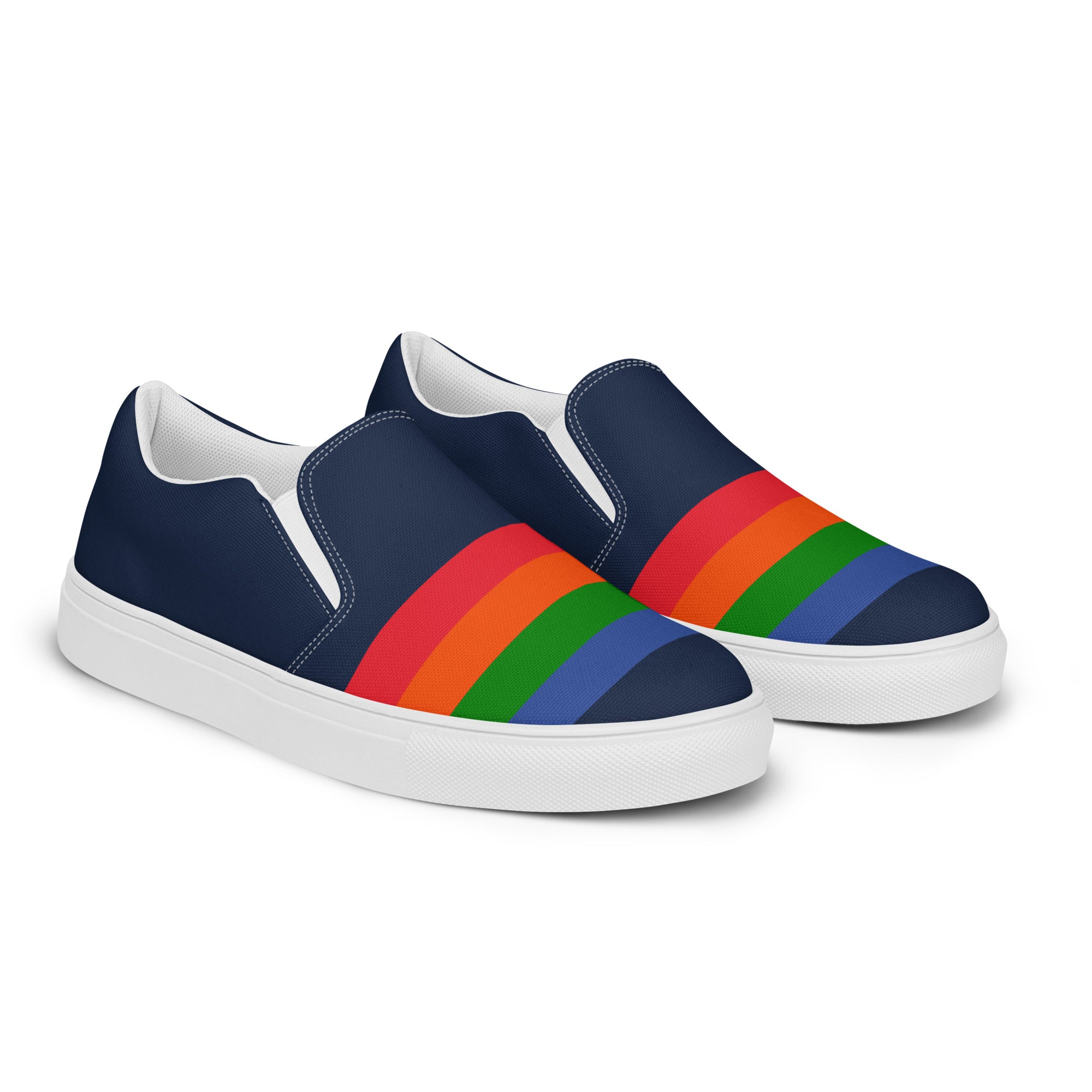 "The Spectrums" Men’s Slip-on Canvas Shoes