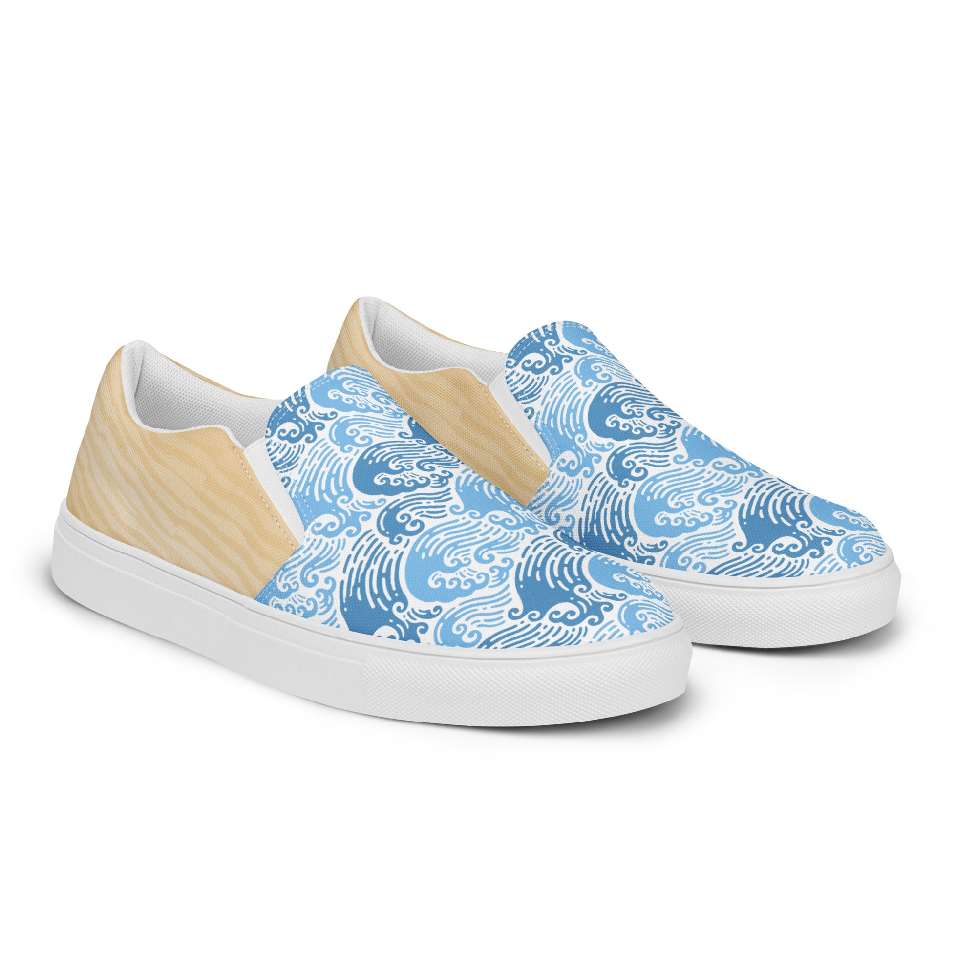 "The Ocean City's" Men’s Slip-on Canvas Shoes