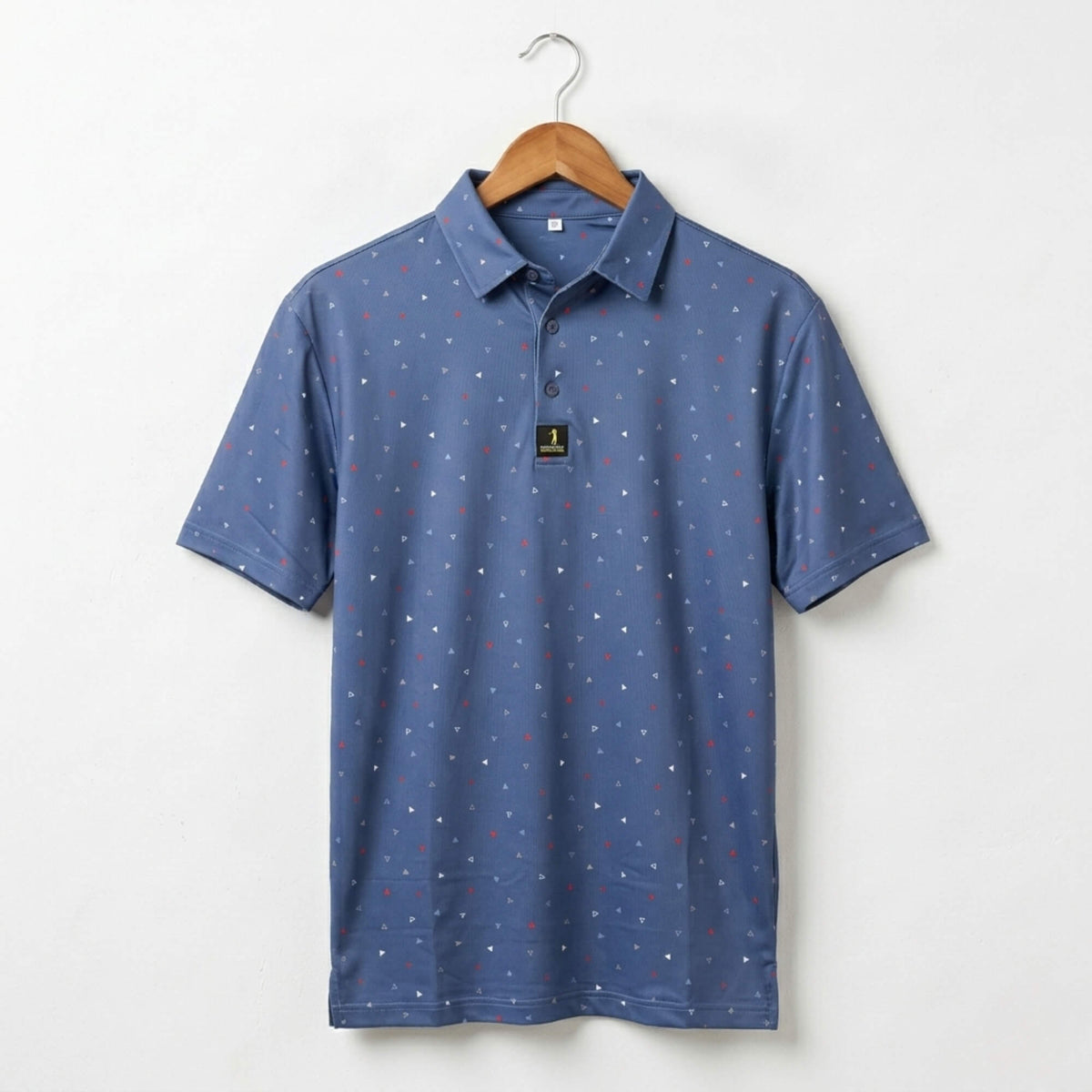 Merica blue mens polo by phillygoat