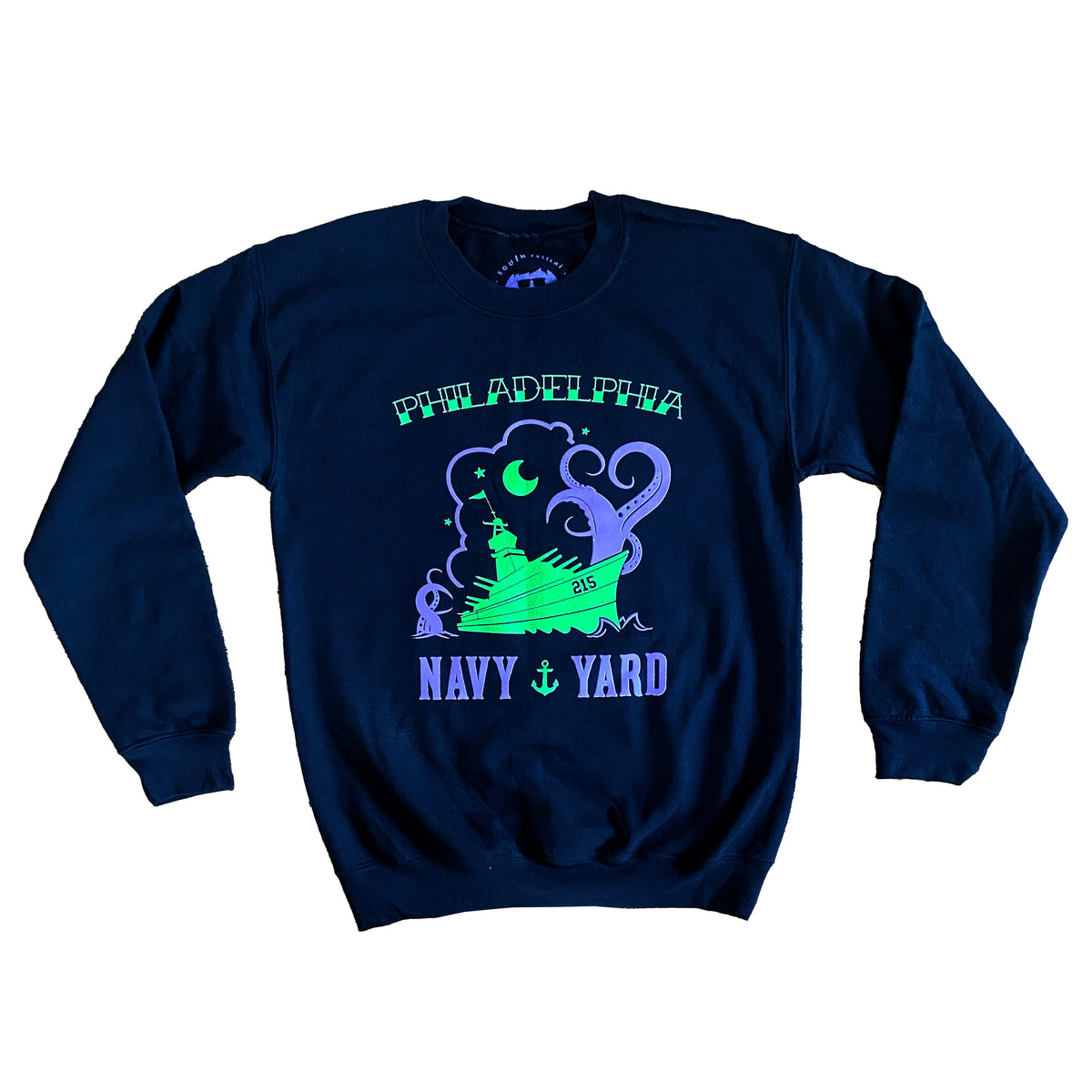 "Navy Yard Neon" Sweatshirt