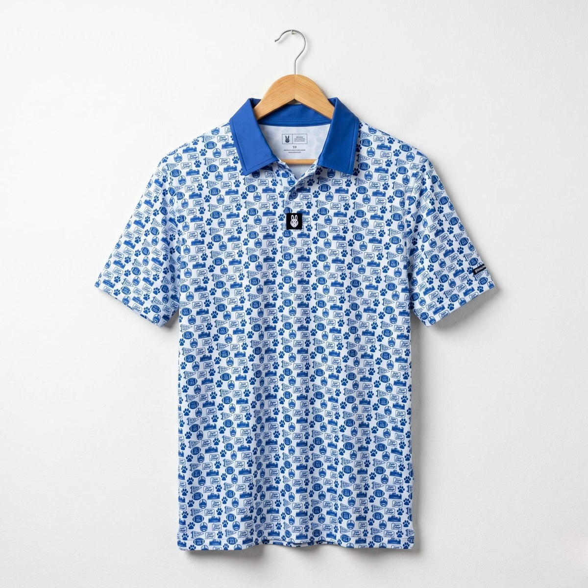 penn state happy valley blue and white mens polo by phillygoat