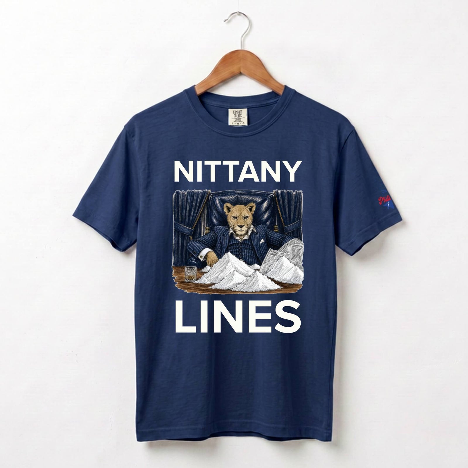 "Nittany Lines" Comfort Colors Tee
