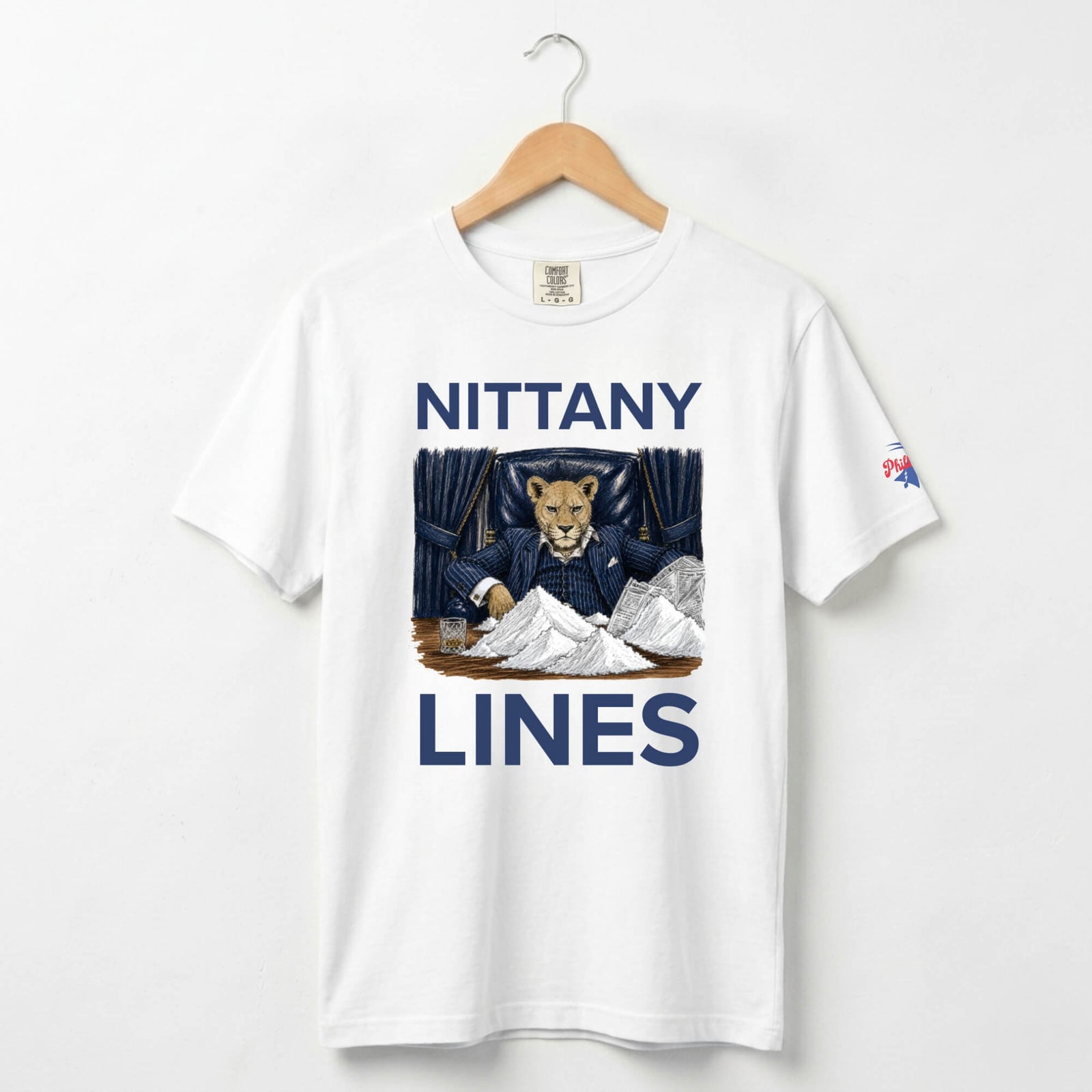 "Nittany Lines" Comfort Colors Tee