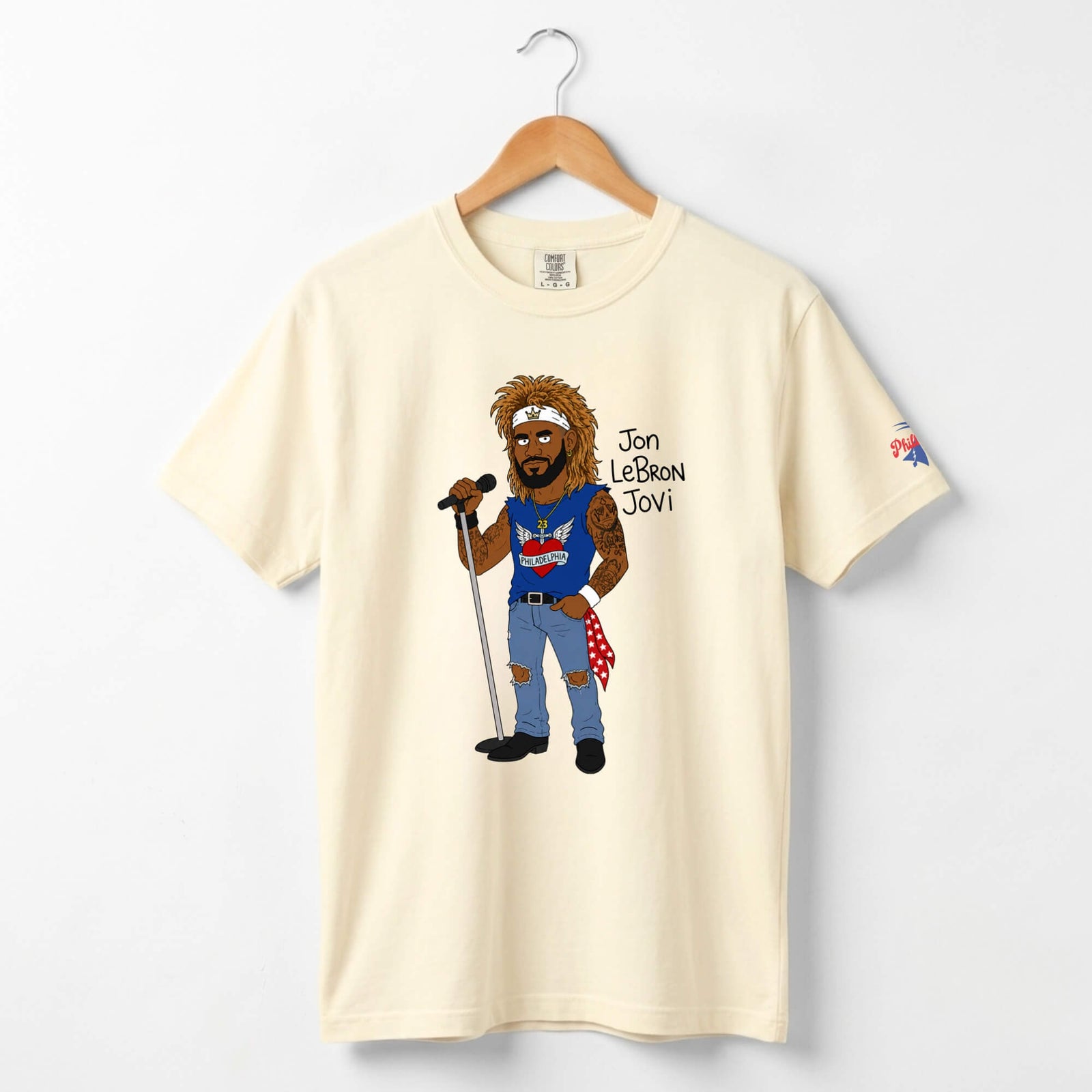 "Jon LeBron Jovi" Comfort Colors Tee