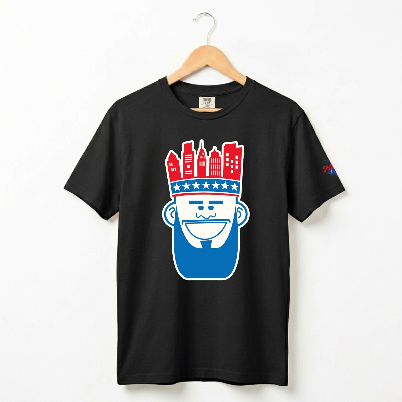 Philadelphia 76ers Lebron James Philly King black comfort colors t-shirt by Phillygoat