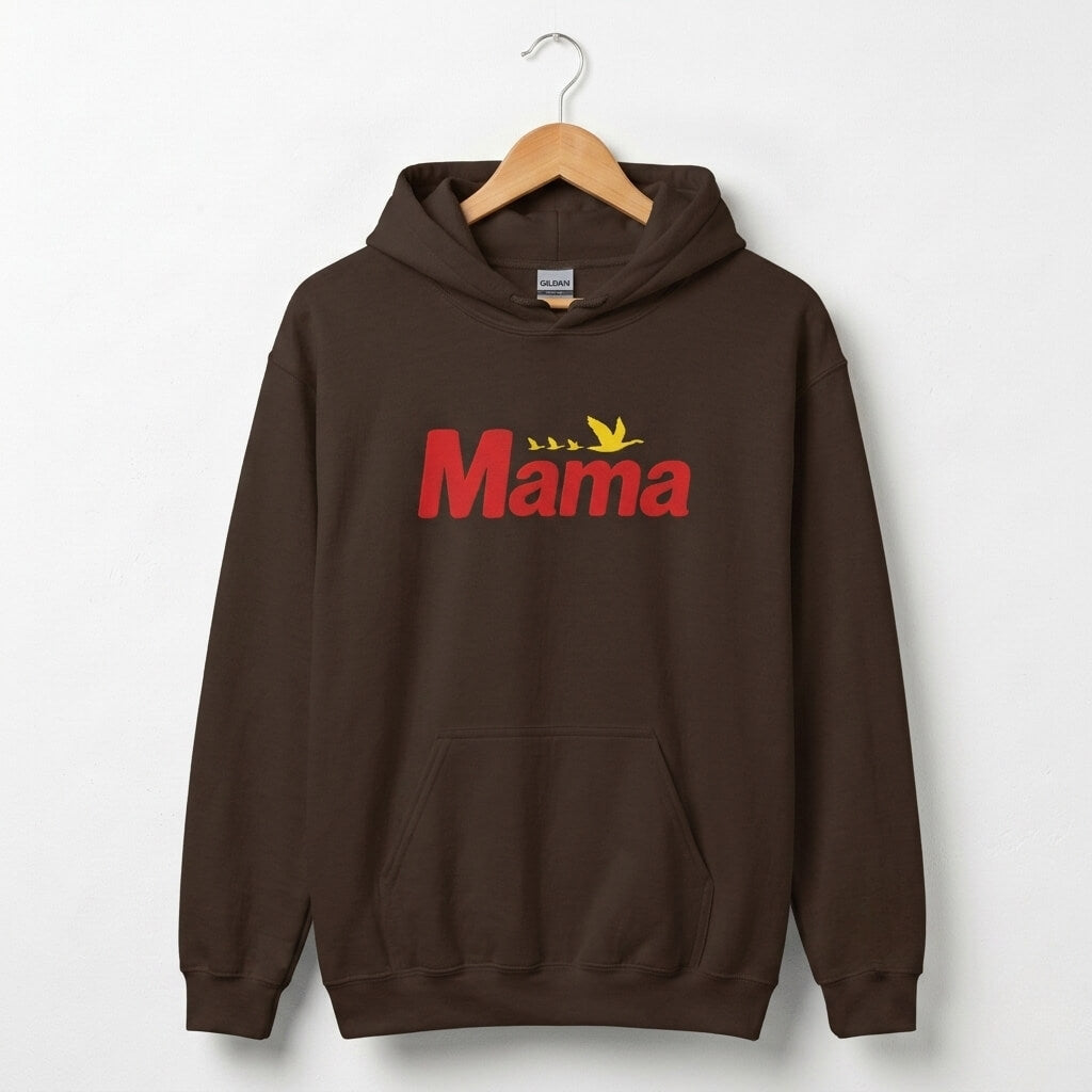 Philadelphia Delco Wawa Mama goose brown embroidered hoodie by Phillygoat