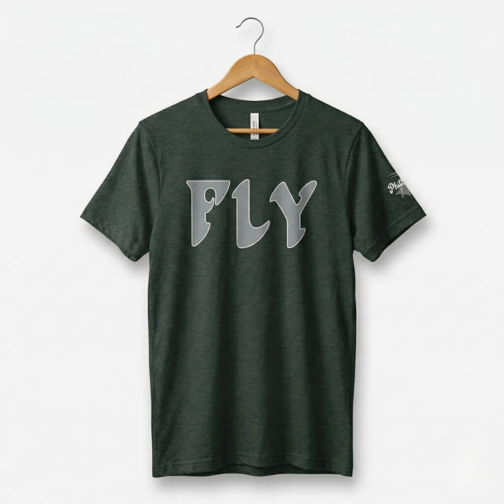 Philadelphia Eagles forest green FLY t-shirt by Phillygoat