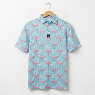 "The Sea Isle" Men's Polo - Multi / L