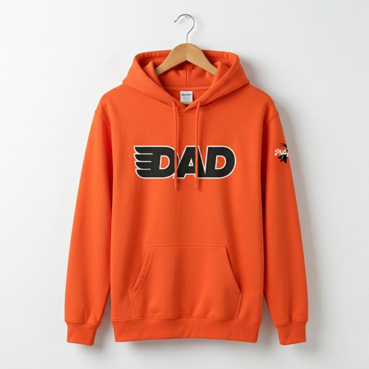 Philadelphia Flyers dad father's day orange hoodie by Phillygoat