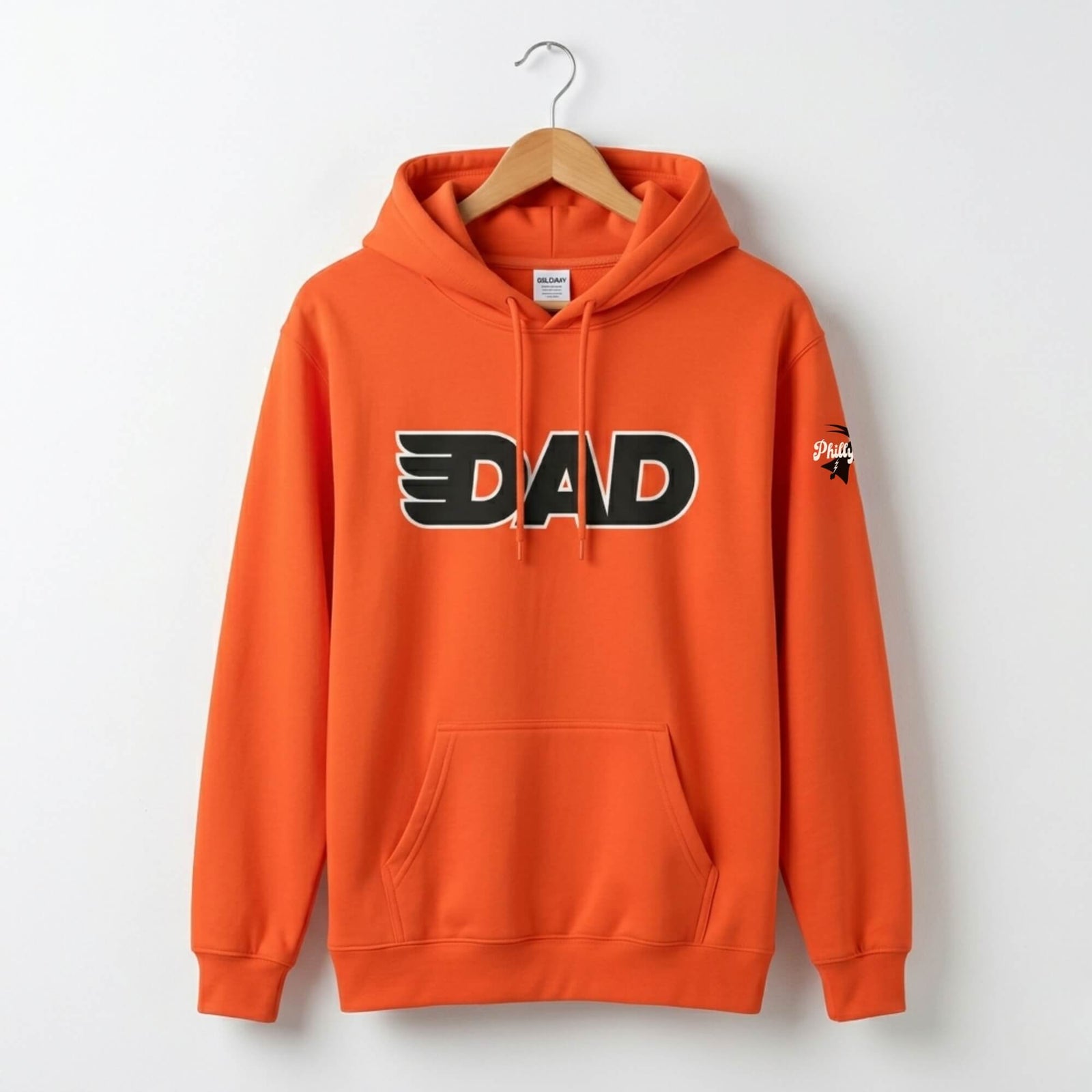 Philadelphia Flyers dad father's day orange hoodie by Phillygoat