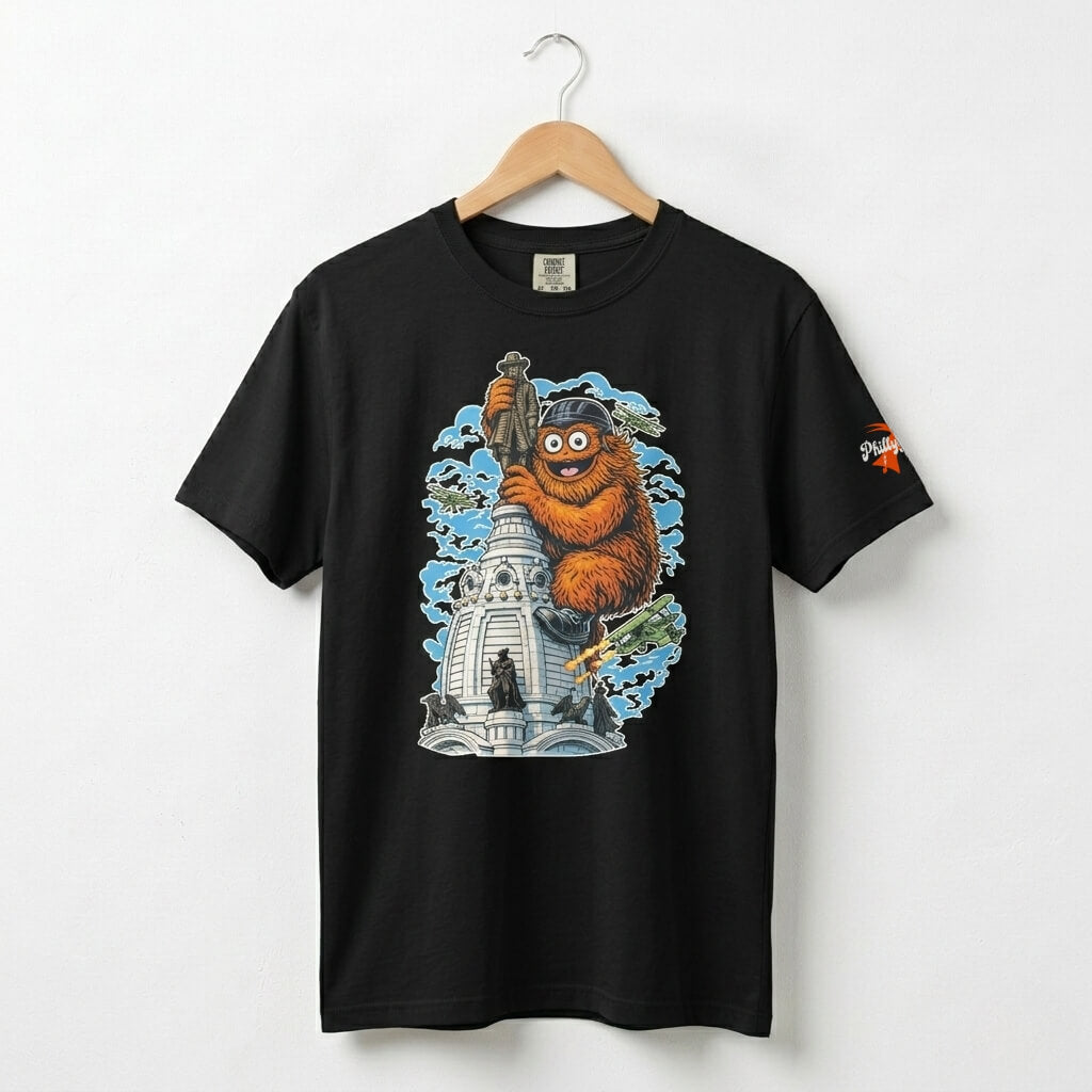 Philadelphia Flyers Gritty Kong black Comfort Colors t-shirt by Phillygoat