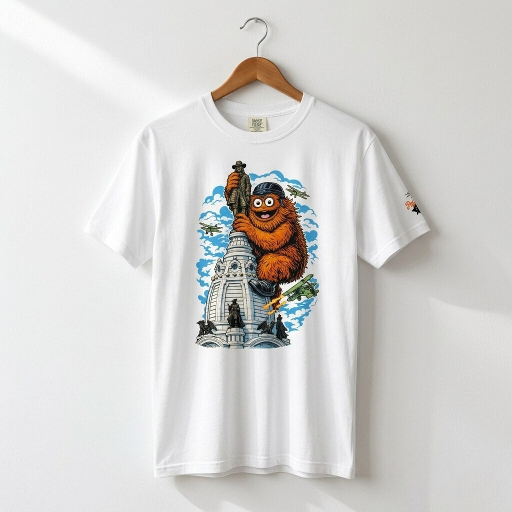 Philadelphia Flyers Gritty Kong white Comfort Colors t-shirt by Phillygoat