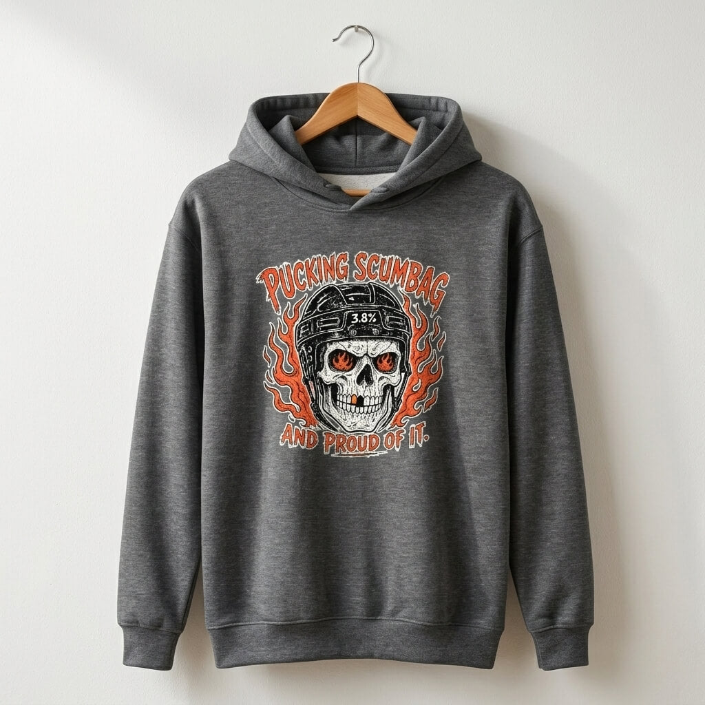 Philadelphia Flyers scumbag hockey dark grey hoodie Phillygoat