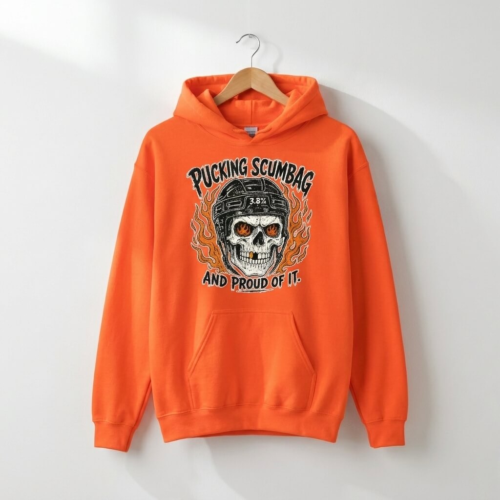 Philadelphia Flyers scumbag hockey orange hoodie Phillygoat