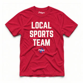 "Local Sports Team" Comfort Colors Tee - Red / S