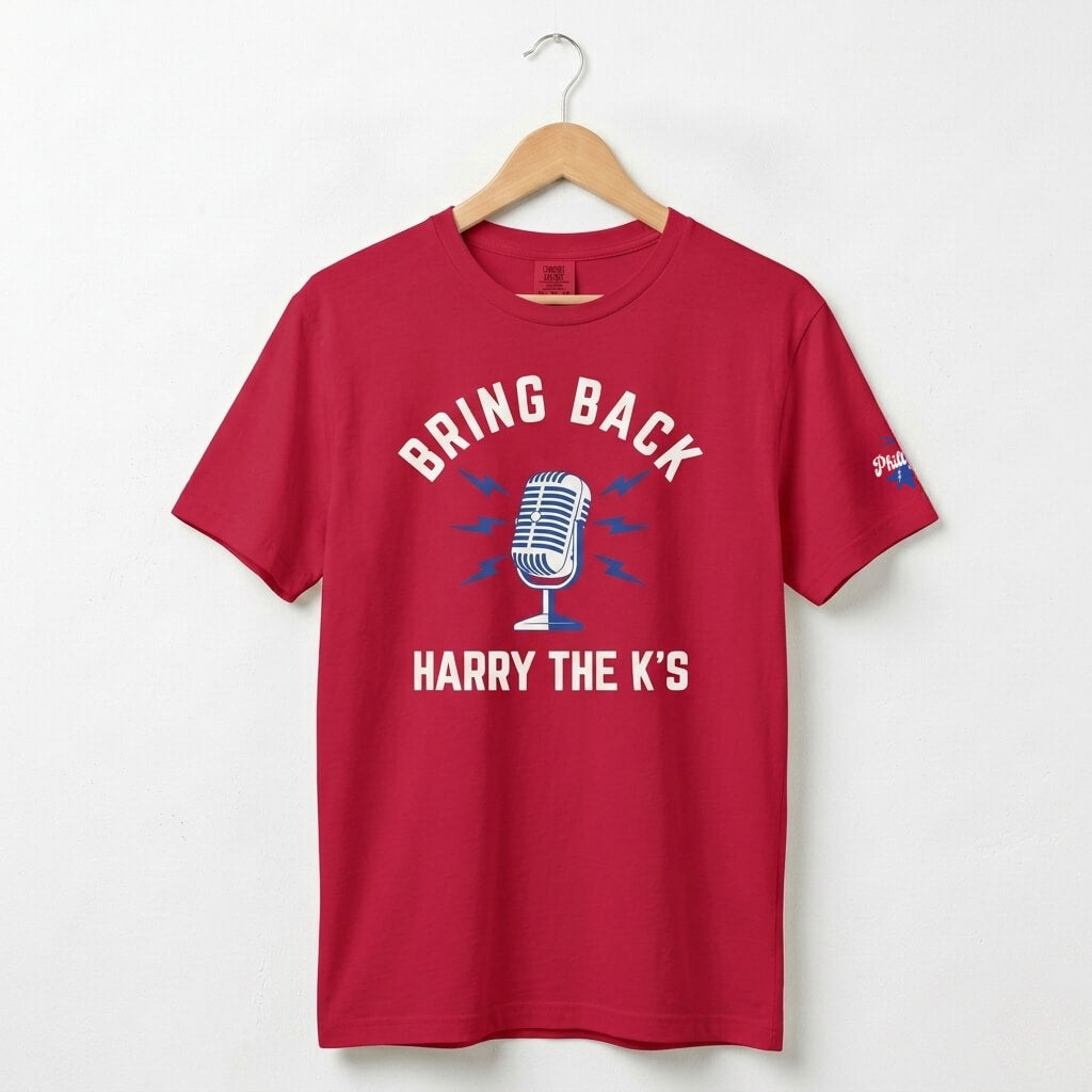 Philadelphia Phillies Bring Back Harry the K's red Comfort Colors t-shirt by Phillygoat