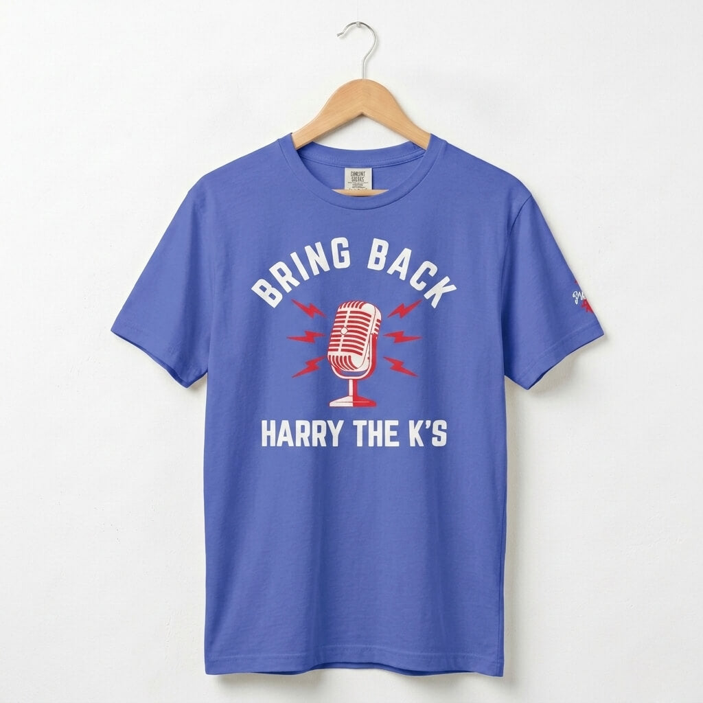 Philadelphia Phillies Bring Back Harry the K's roayl blue Comfort Colors t-shirt by Phillygoat