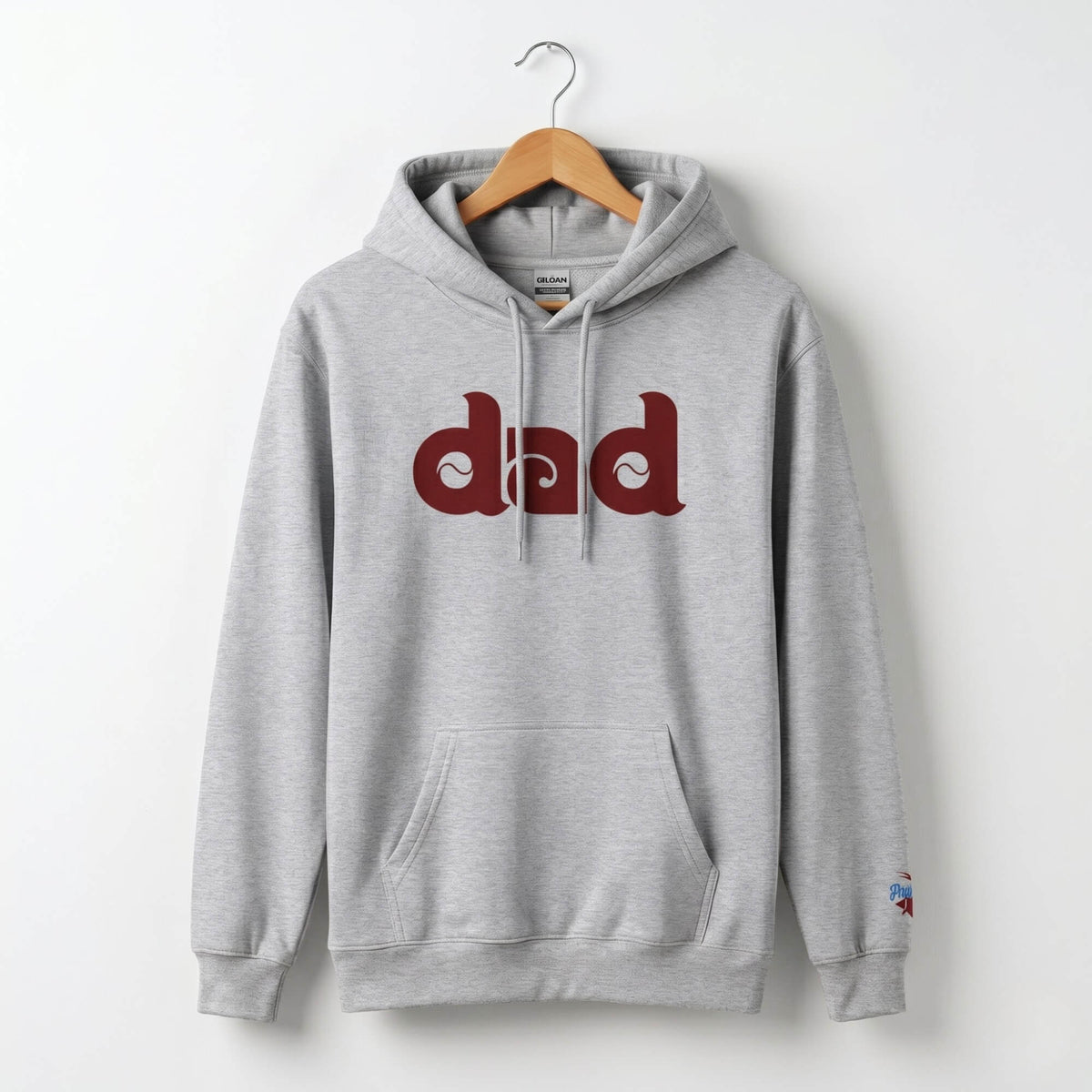"Philly Baseball Dad" Embroidered Hoodie