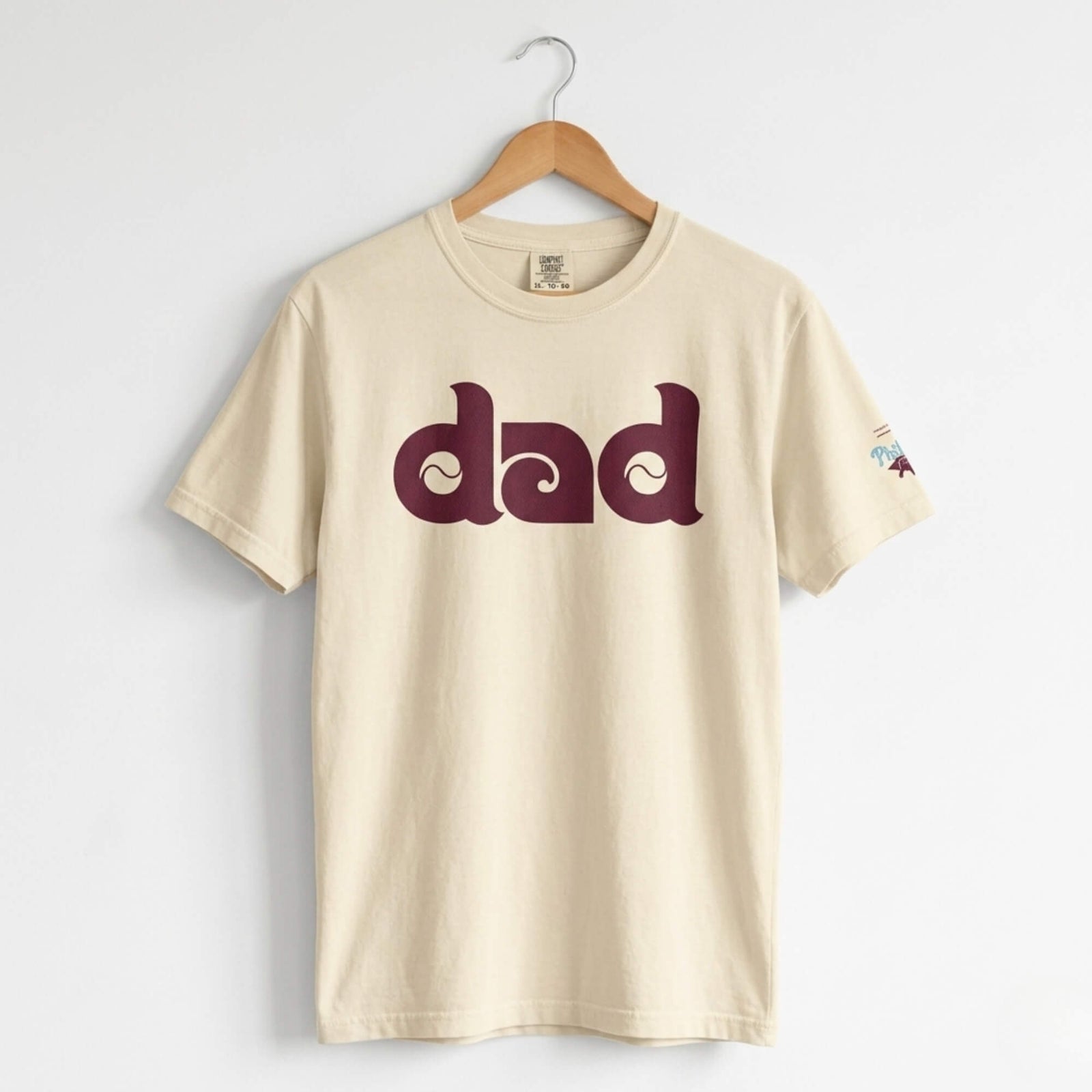 Philadelphia Phillies ivory Dad Father's Day shirt by Phillygoat