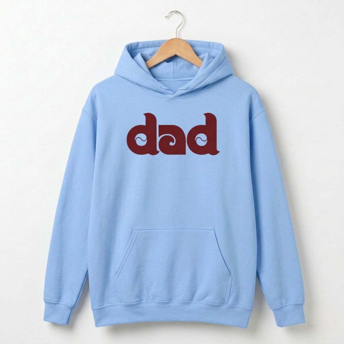 "Philly Baseball Dad" Embroidered Hoodie