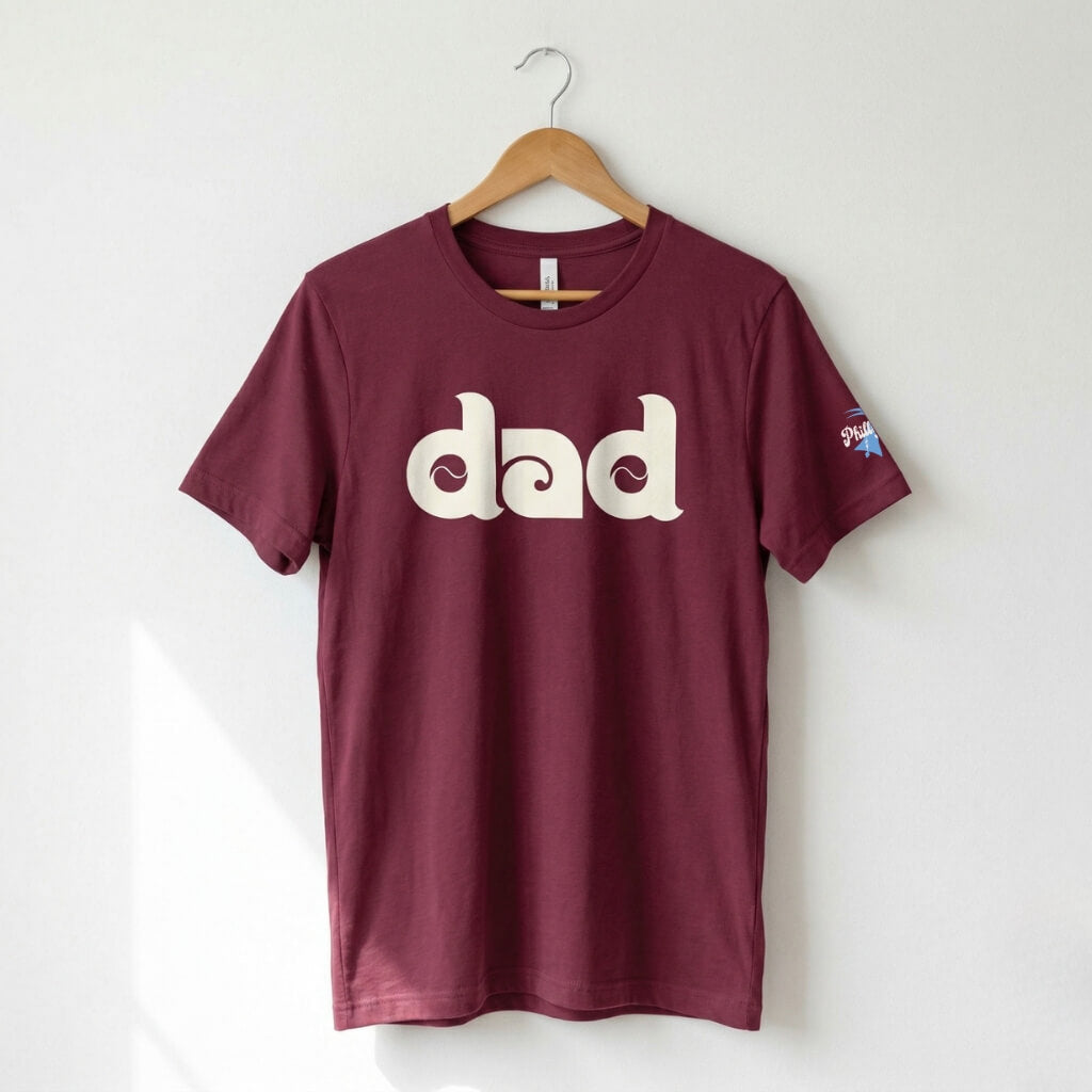Philadelphia Phillies maroon Dad shirt by Phillygoat