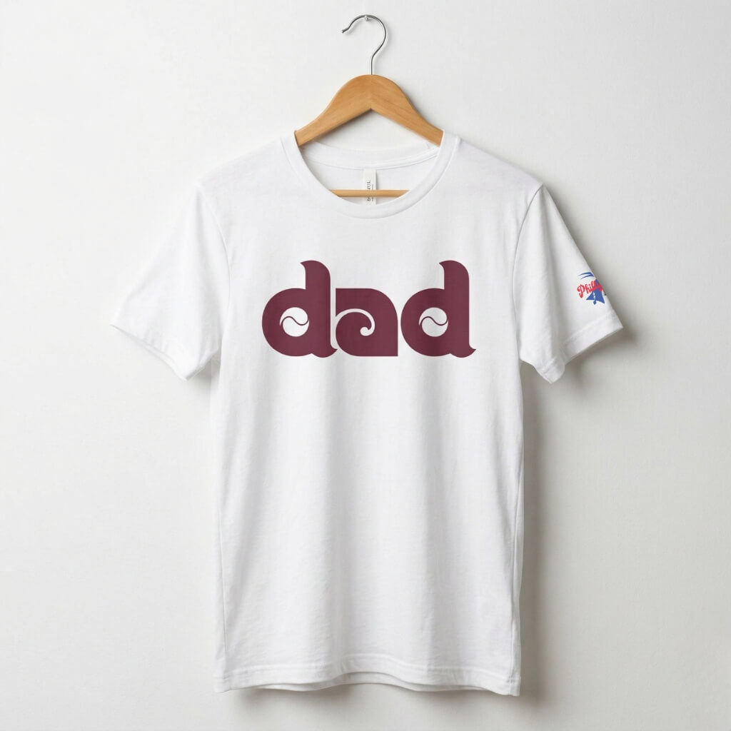 Philadelphia Phillies white Dad shirt by Phillygoat
