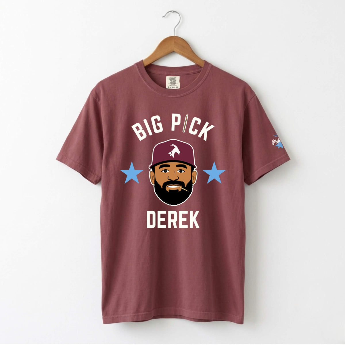 "Big Pick Derek" Comfort Colors Tee