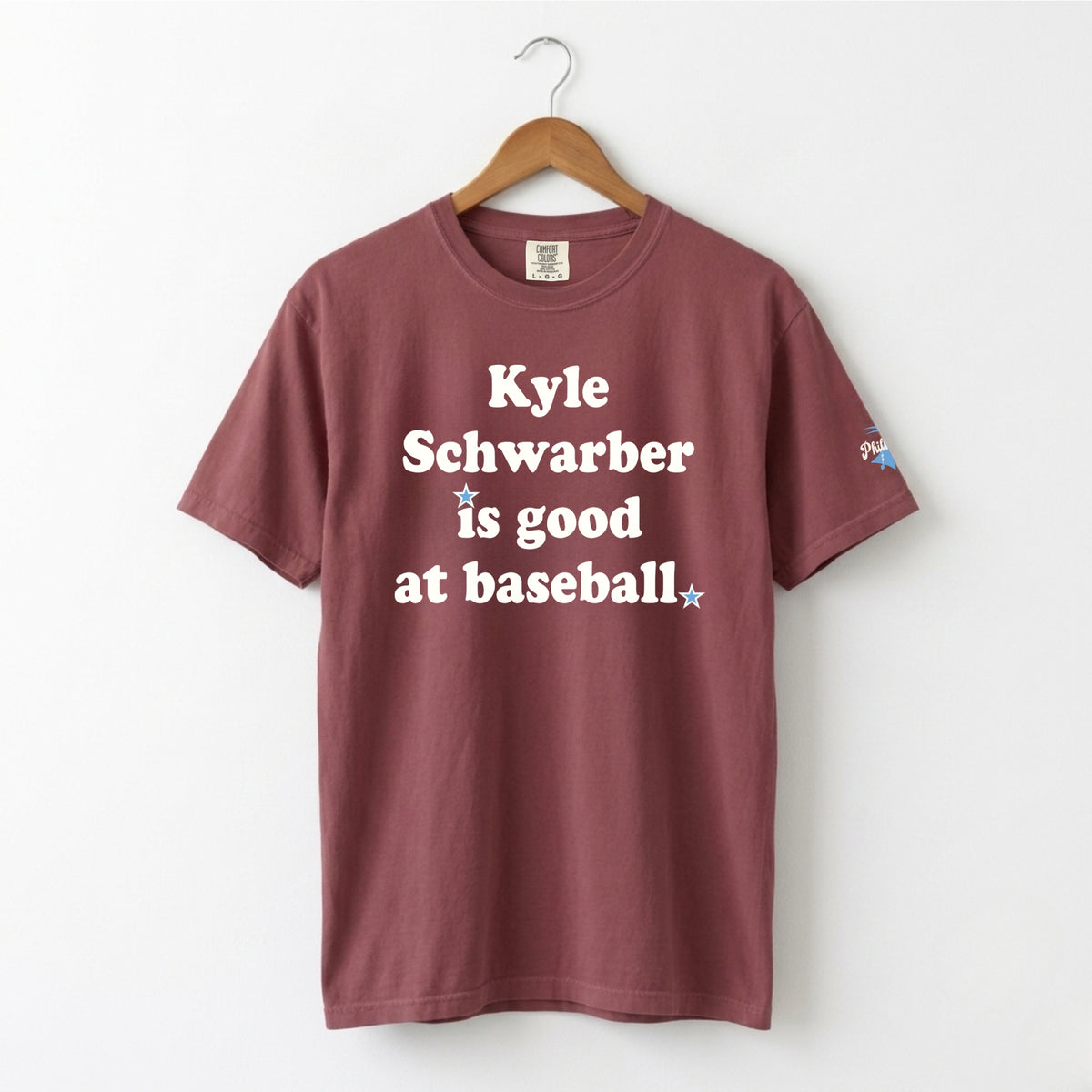 "Kyle Schwarber Is Good at Baseball" Comfort Colors Tee