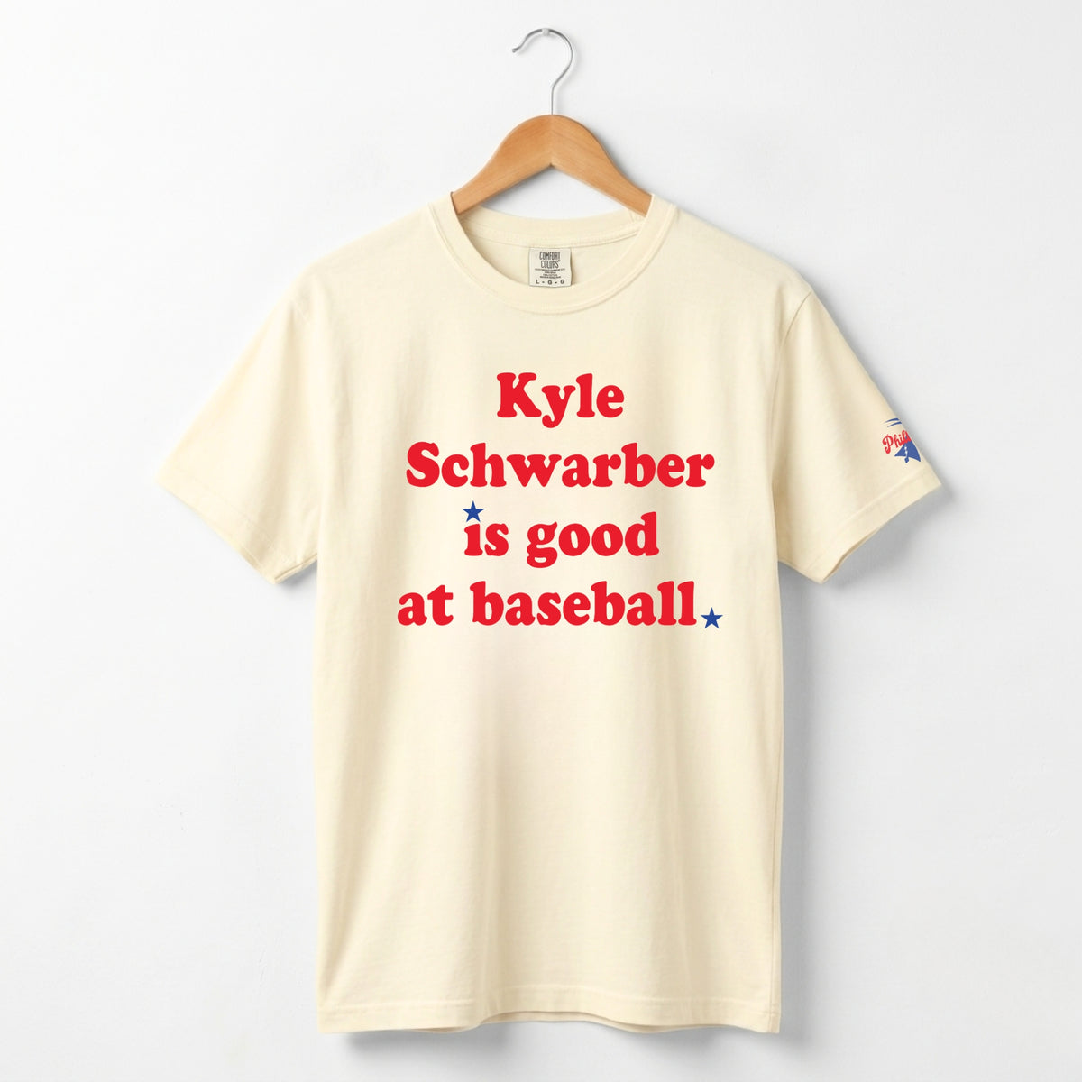 "Kyle Schwarber Is Good at Baseball" Comfort Colors Tee