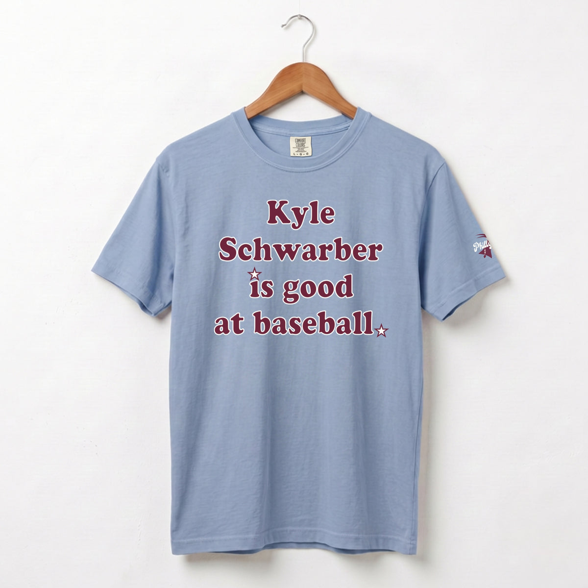 "Kyle Schwarber Is Good at Baseball" Comfort Colors Tee