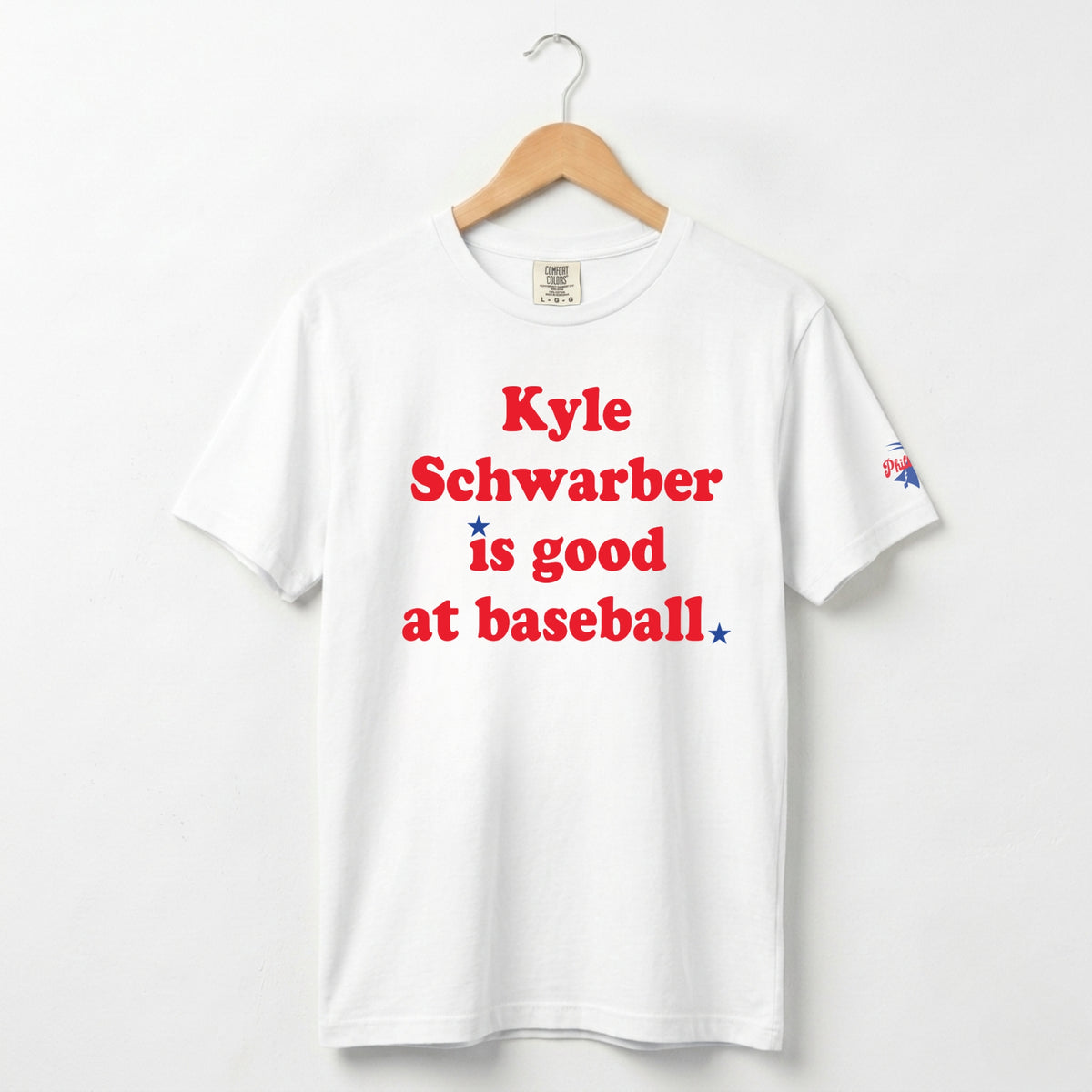 "Kyle Schwarber Is Good at Baseball" Comfort Colors Tee