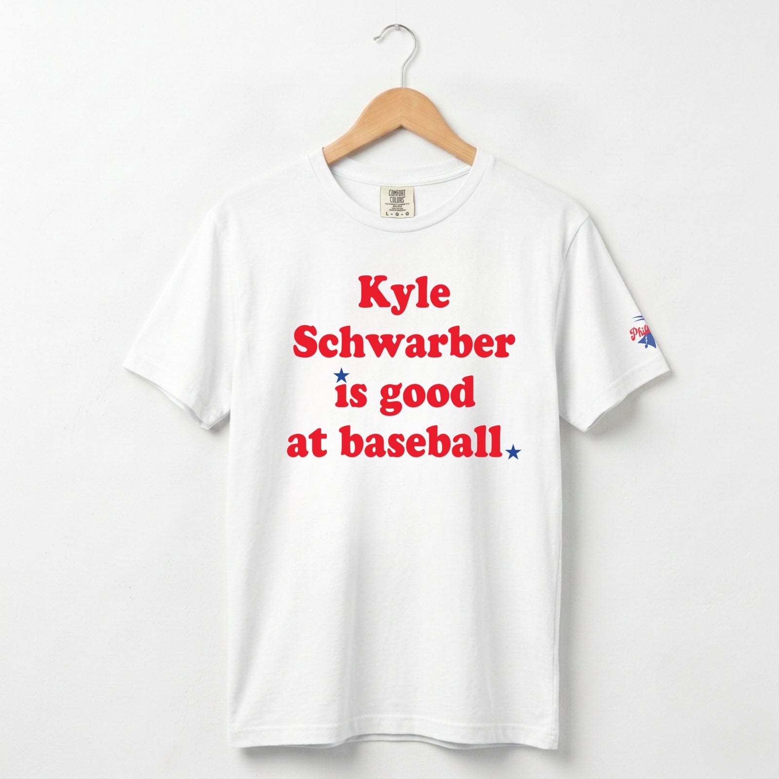 "Kyle Schwarber Is Good at Baseball" Comfort Colors Tee