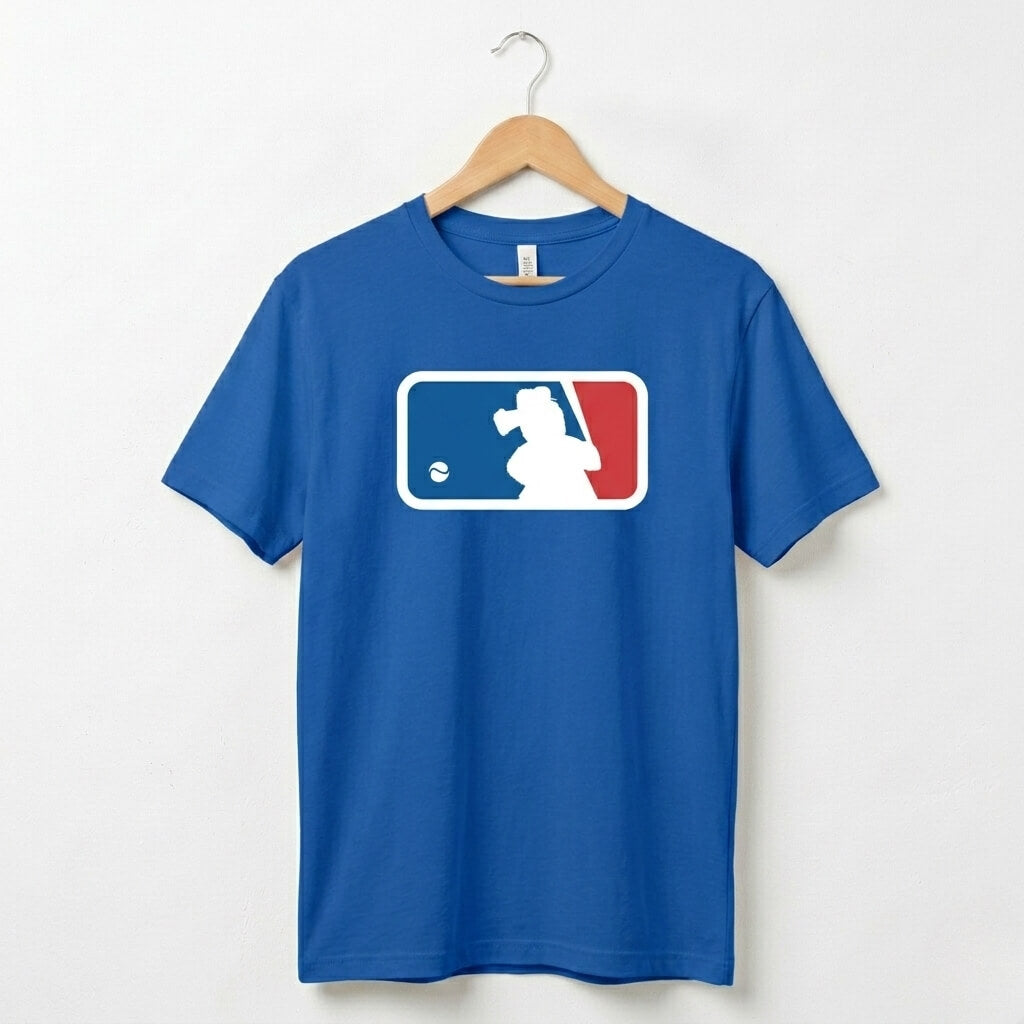 Philadelphia Phillies Phillies Phanatic MLB logo royal blue t-shirt by Phillygoat