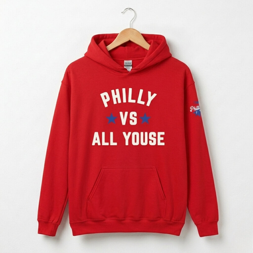 Philadelphia Phillies Philly vs All Youse red hoodie by Phillygoat