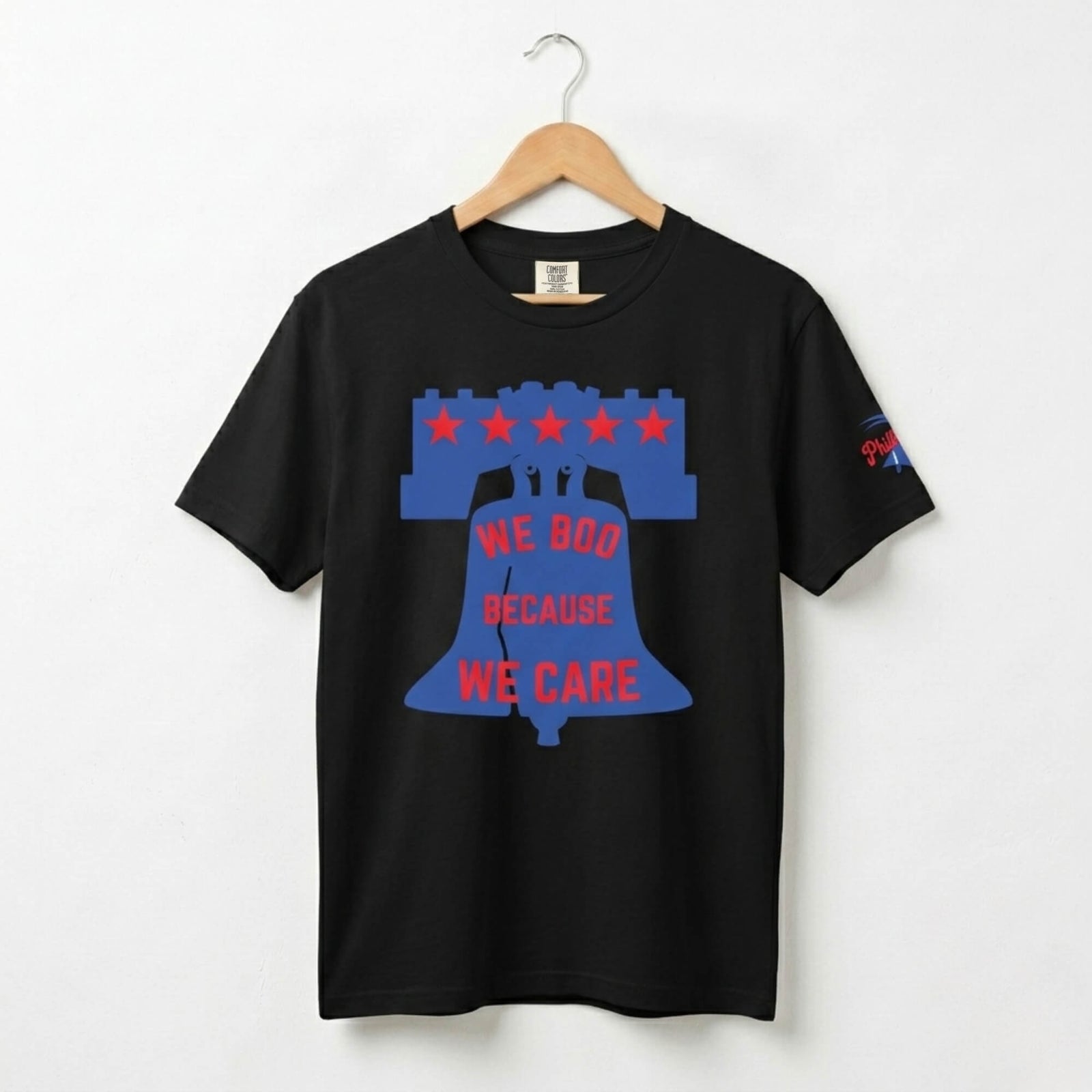 "We Boo Because We Care" Comfort Colors Tee